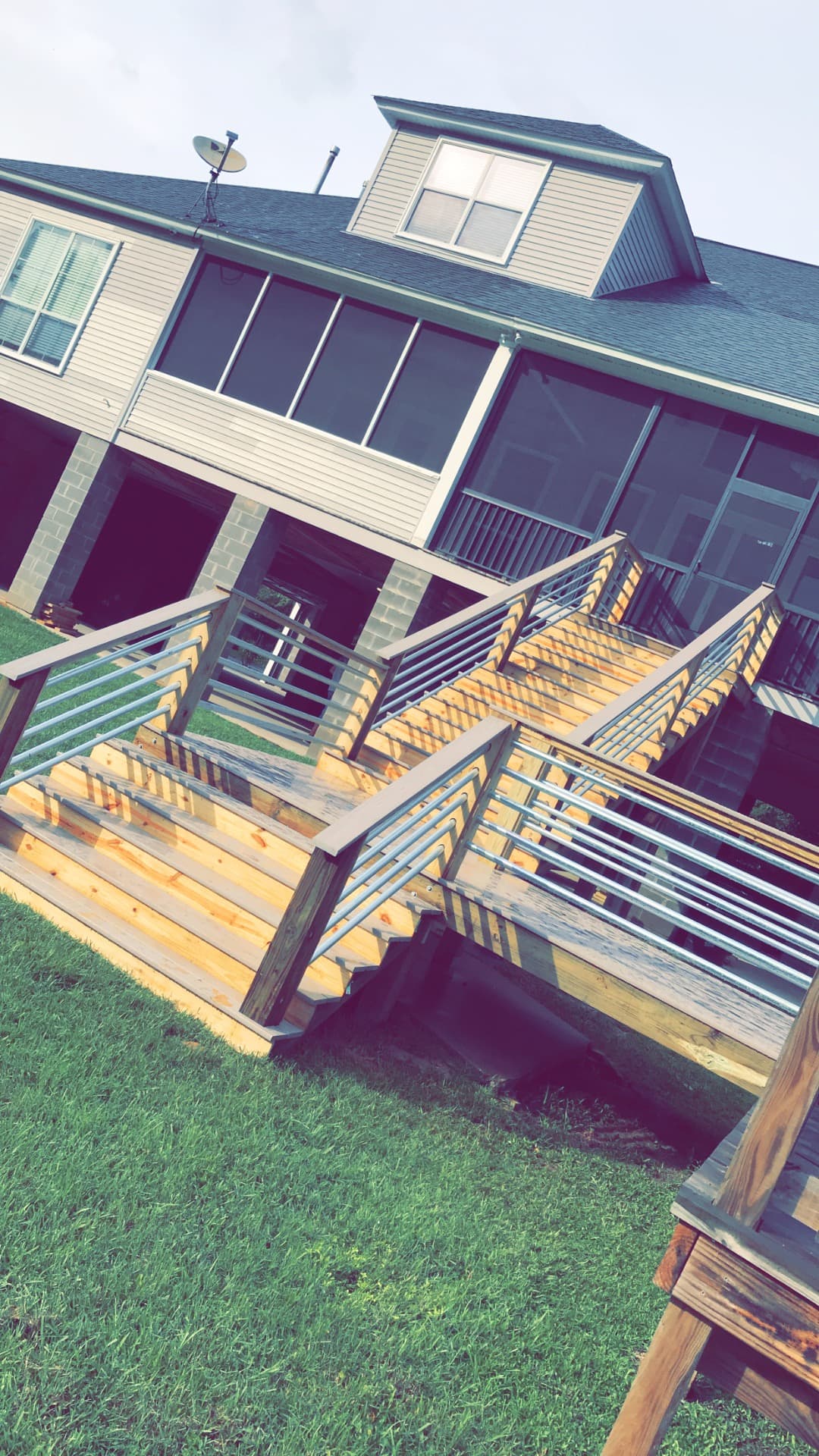 Pool deck project in Baton Rouge by The Cutting Edge Construction and Roofing