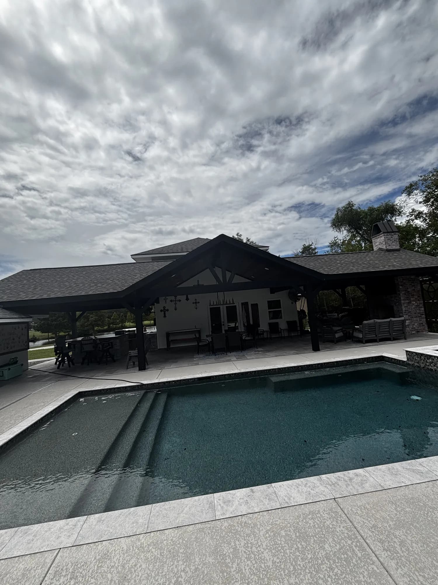 Highland Triple Gable Patio Cover