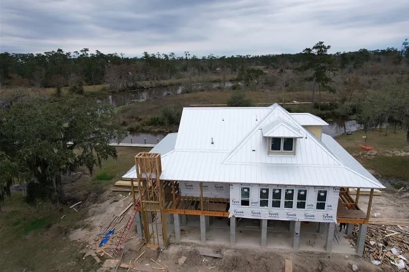 Lacombe Standing Seam Metal Roof - view 1
