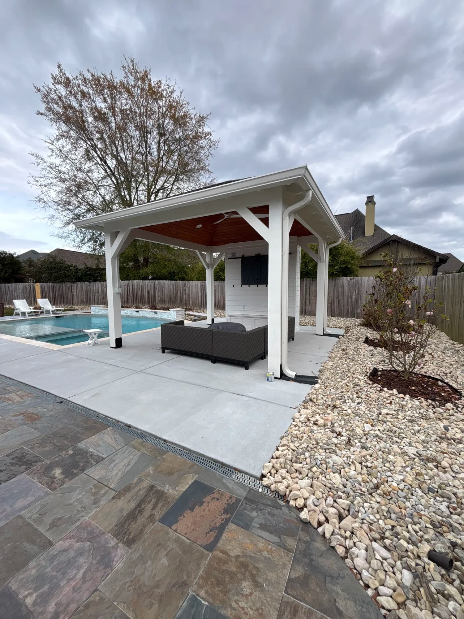 Mandeville Hip Roof Pavilion — Pavilions project in Northshore Area by The Cutting Edge Construction and Roofing