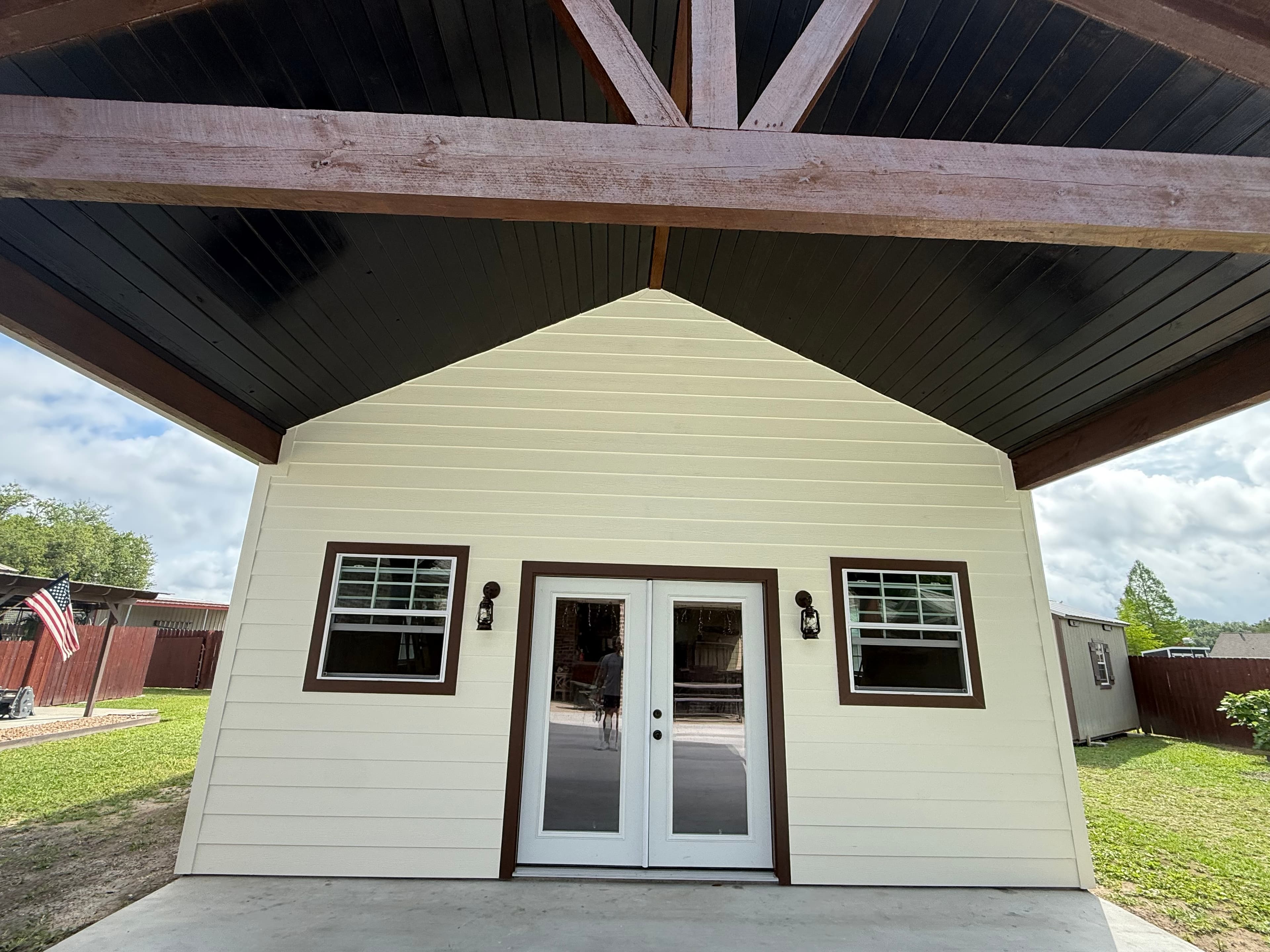 Saint Martinville Pavilion Shed Combo - view 4