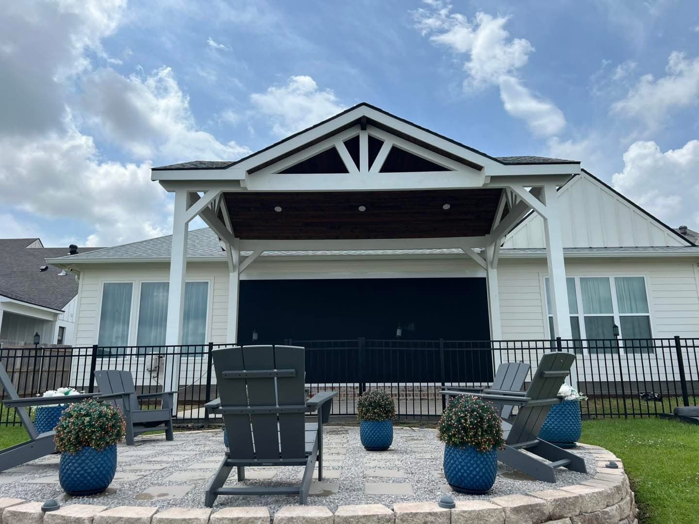 Youngsville Triple Gable Pavilion - view 1