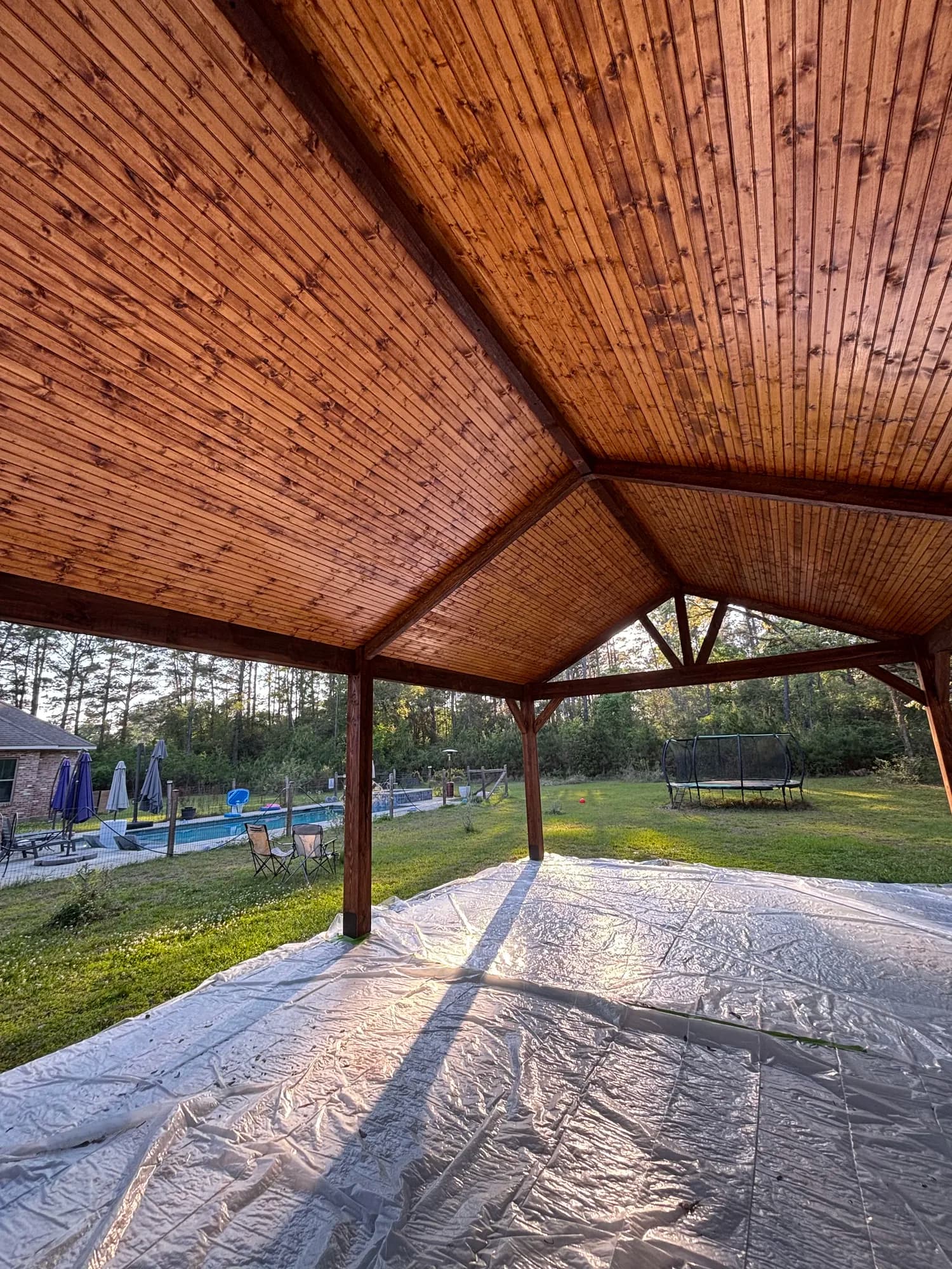 Abita Springs Gabled Carport Pavilion - view 4