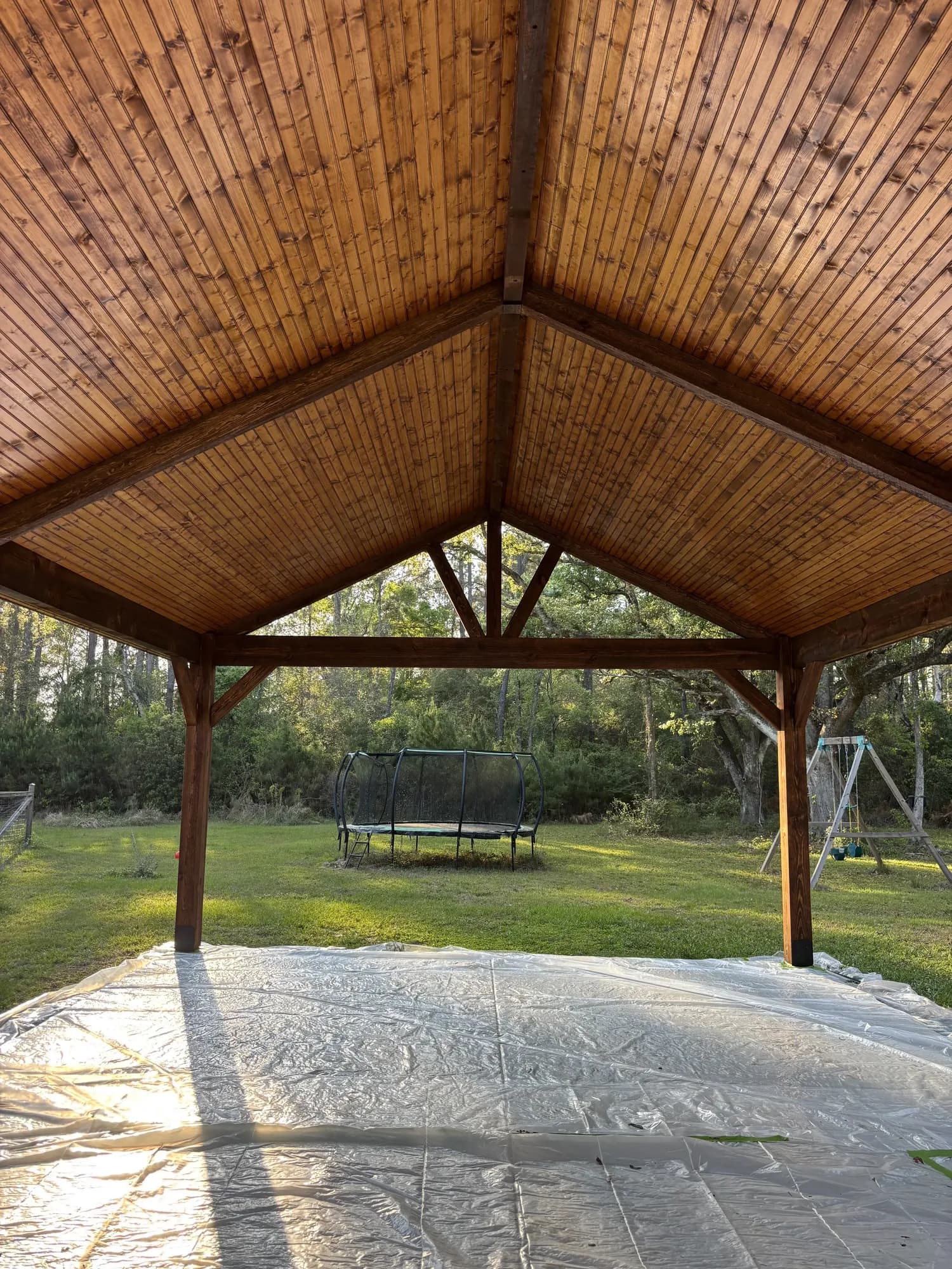 Abita Springs Gabled Carport Pavilion - view 5