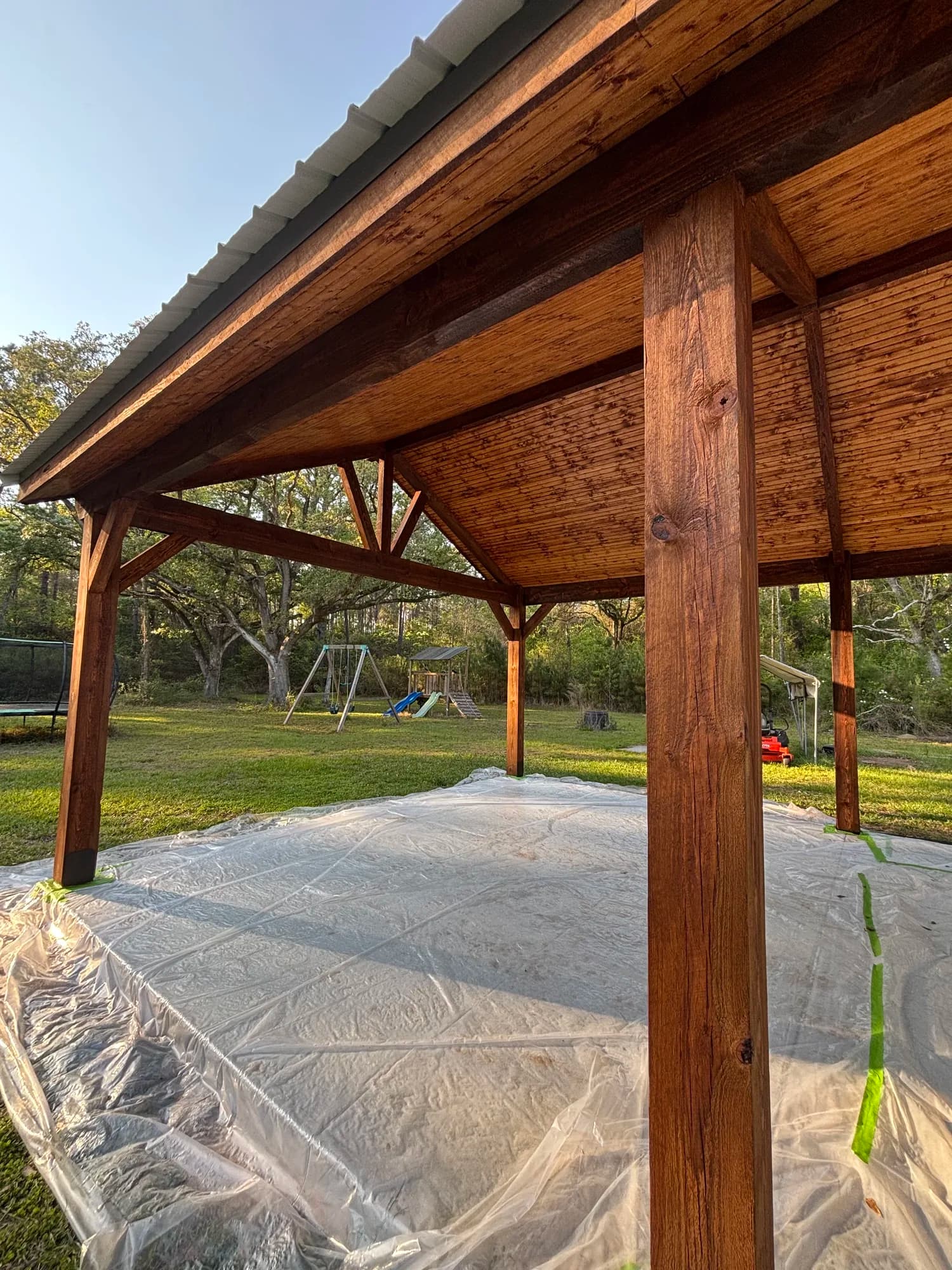Abita Springs Gabled Carport Pavilion - view 6