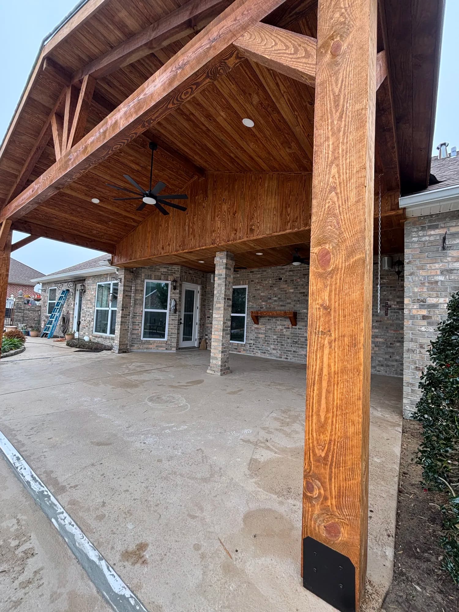 Belle Chasse Gabled Pavilion Roof Extenstion - view 4