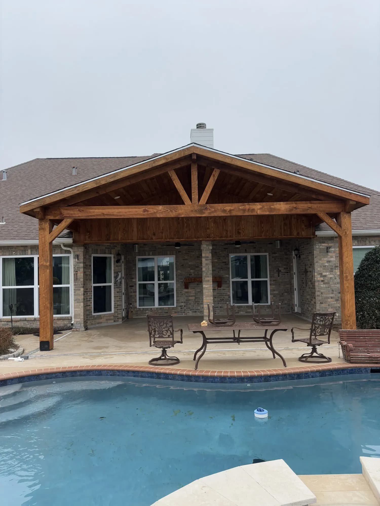 Belle Chasse Gabled Pavilion Roof Extenstion - view 7