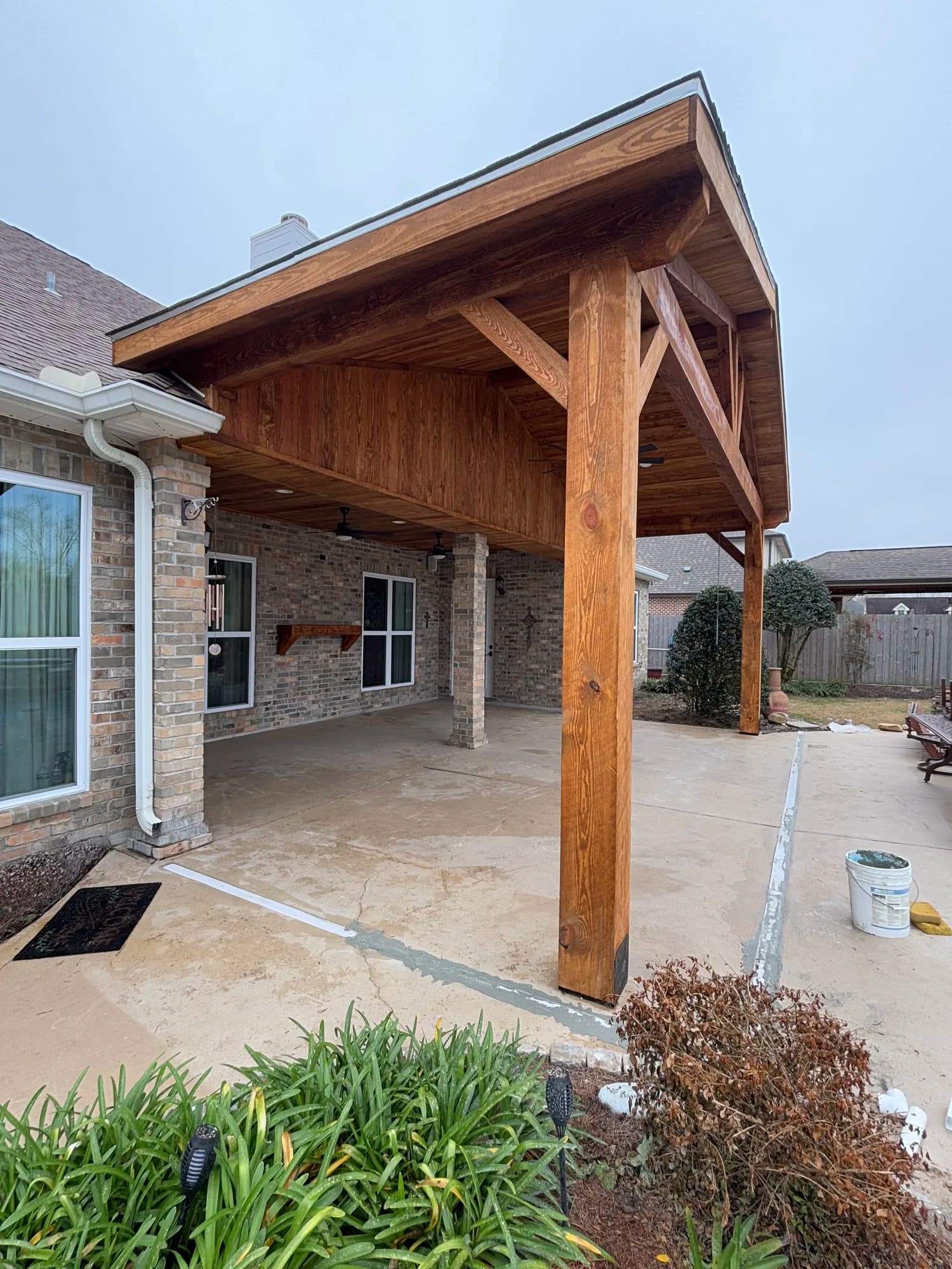 Belle Chasse Gabled Pavilion Roof Extenstion - view 8