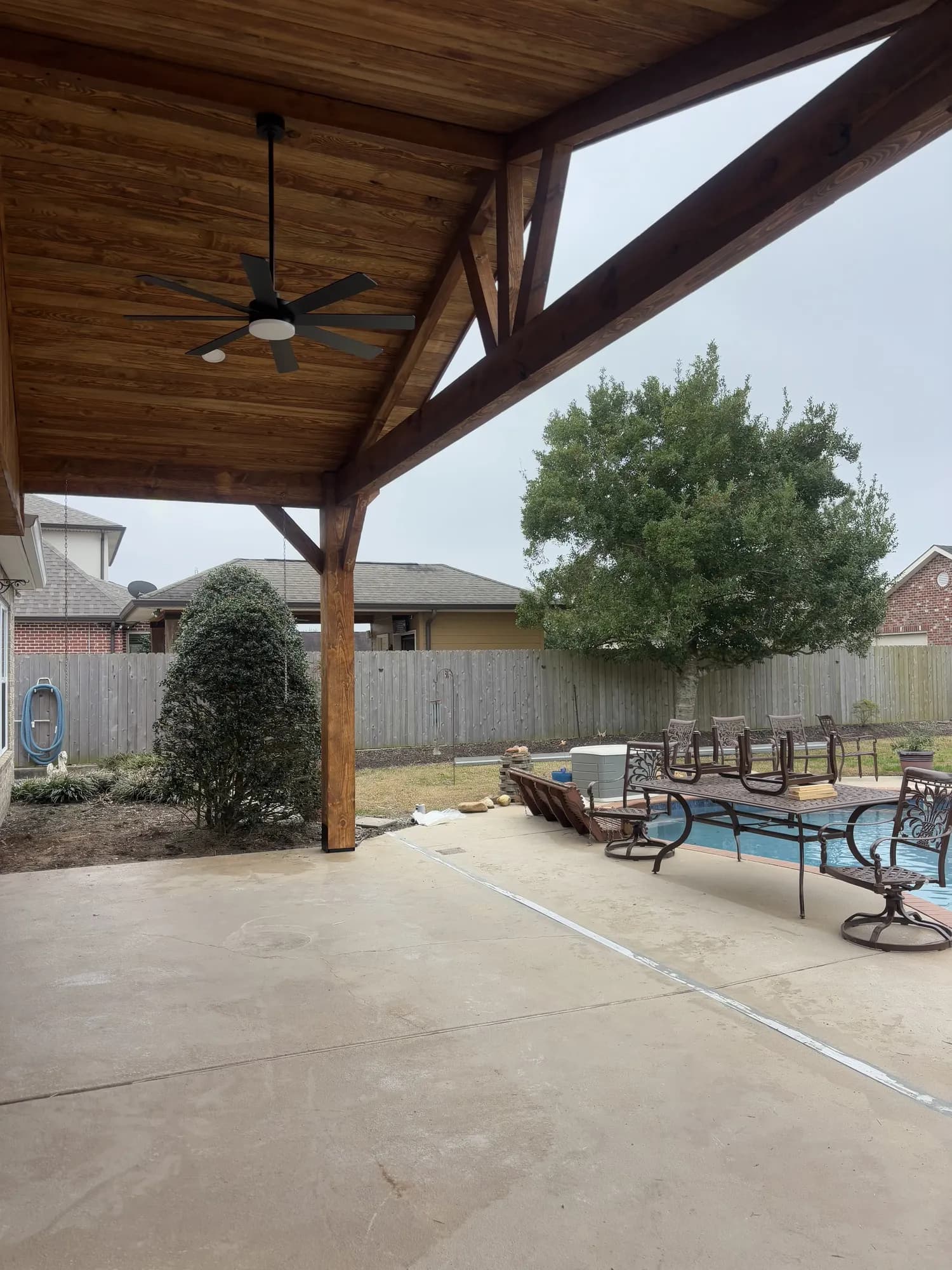Belle Chasse Gabled Pavilion Roof Extenstion - view 9