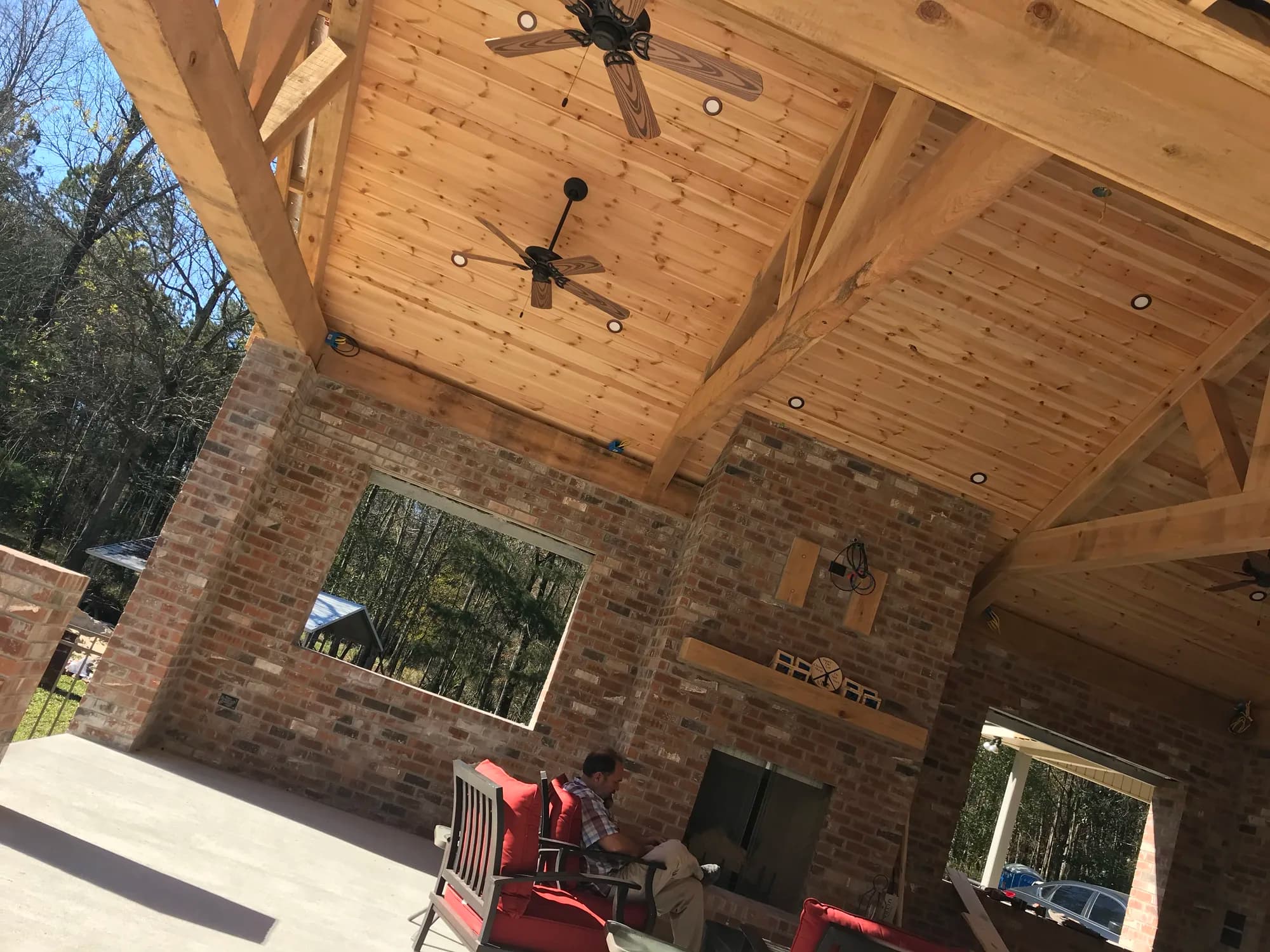 Central Patio Pavilion & Outdoor Kitchen — Pavilions project in Baton Rouge Area by The Cutting Edge Construction and Roofing