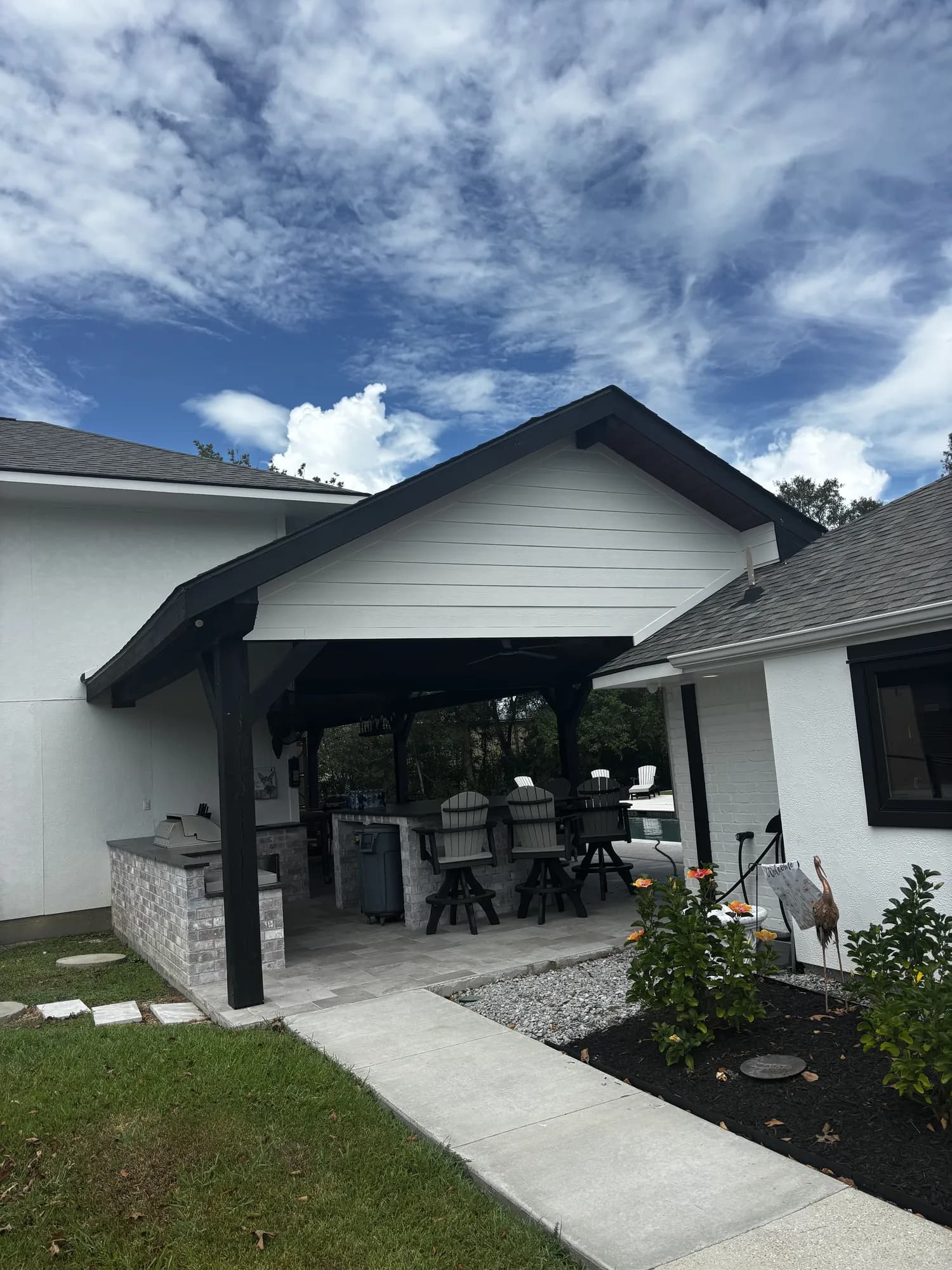 Highland Triple Gable Patio Cover - view 1