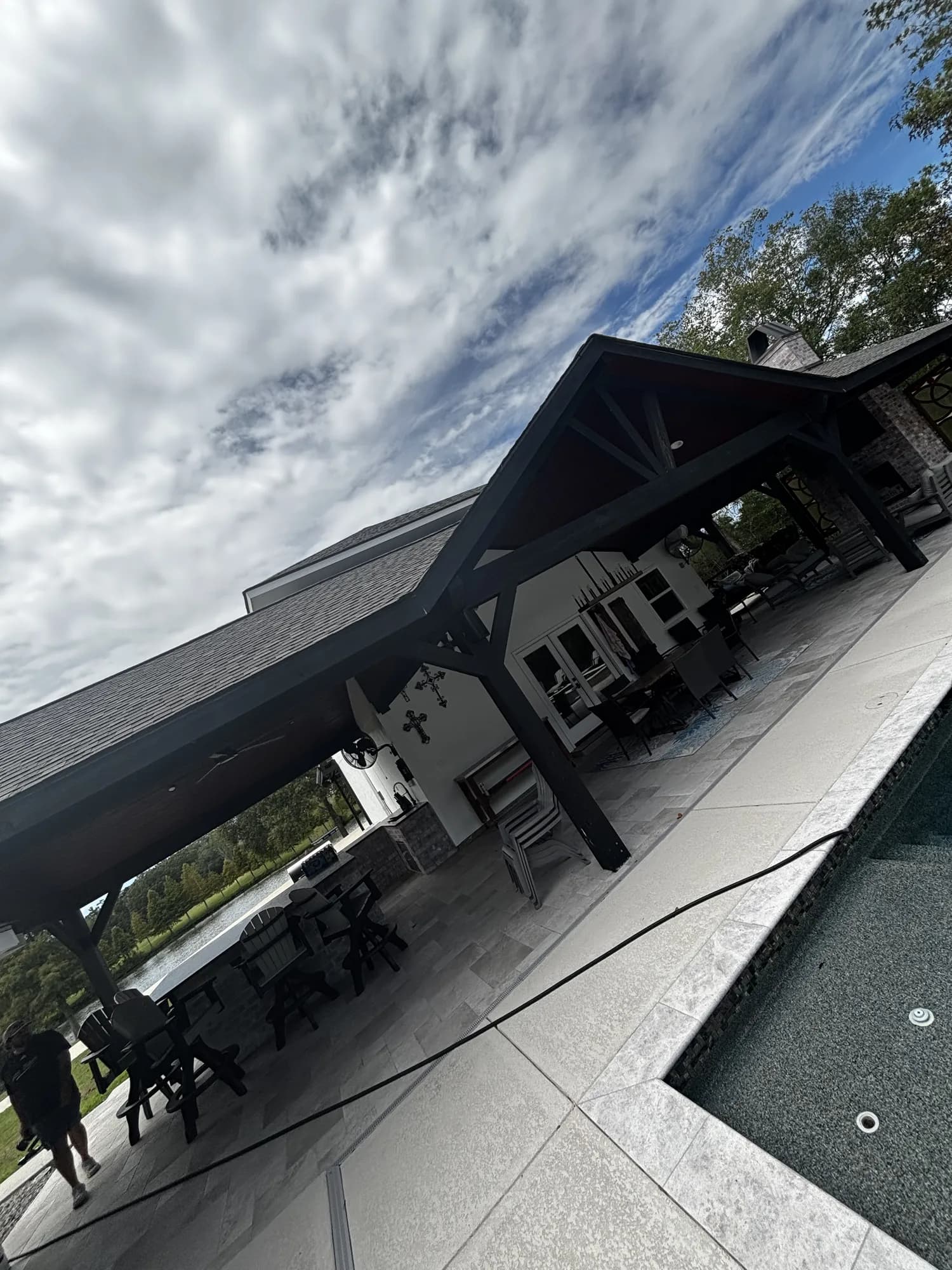 Highland Triple Gable Patio Cover - view 3