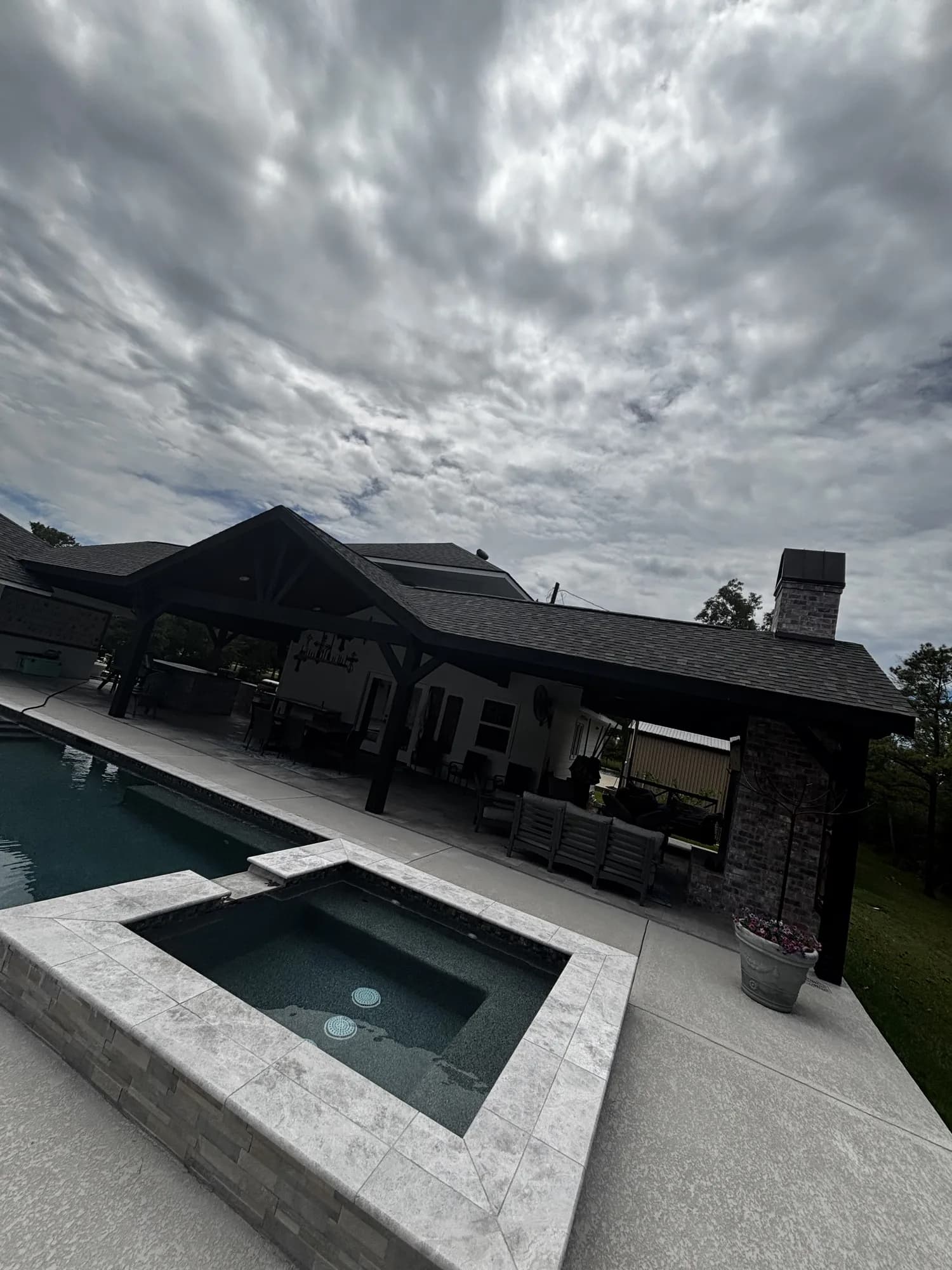 Highland Triple Gable Patio Cover - view 4