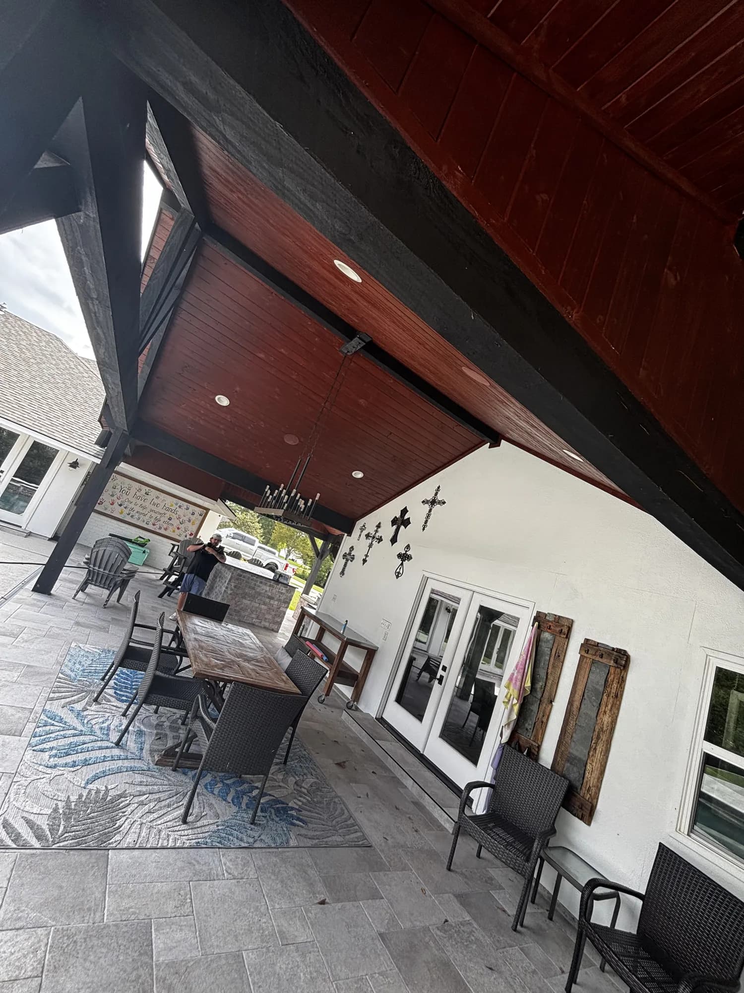 Highland Triple Gable Patio Cover - view 7