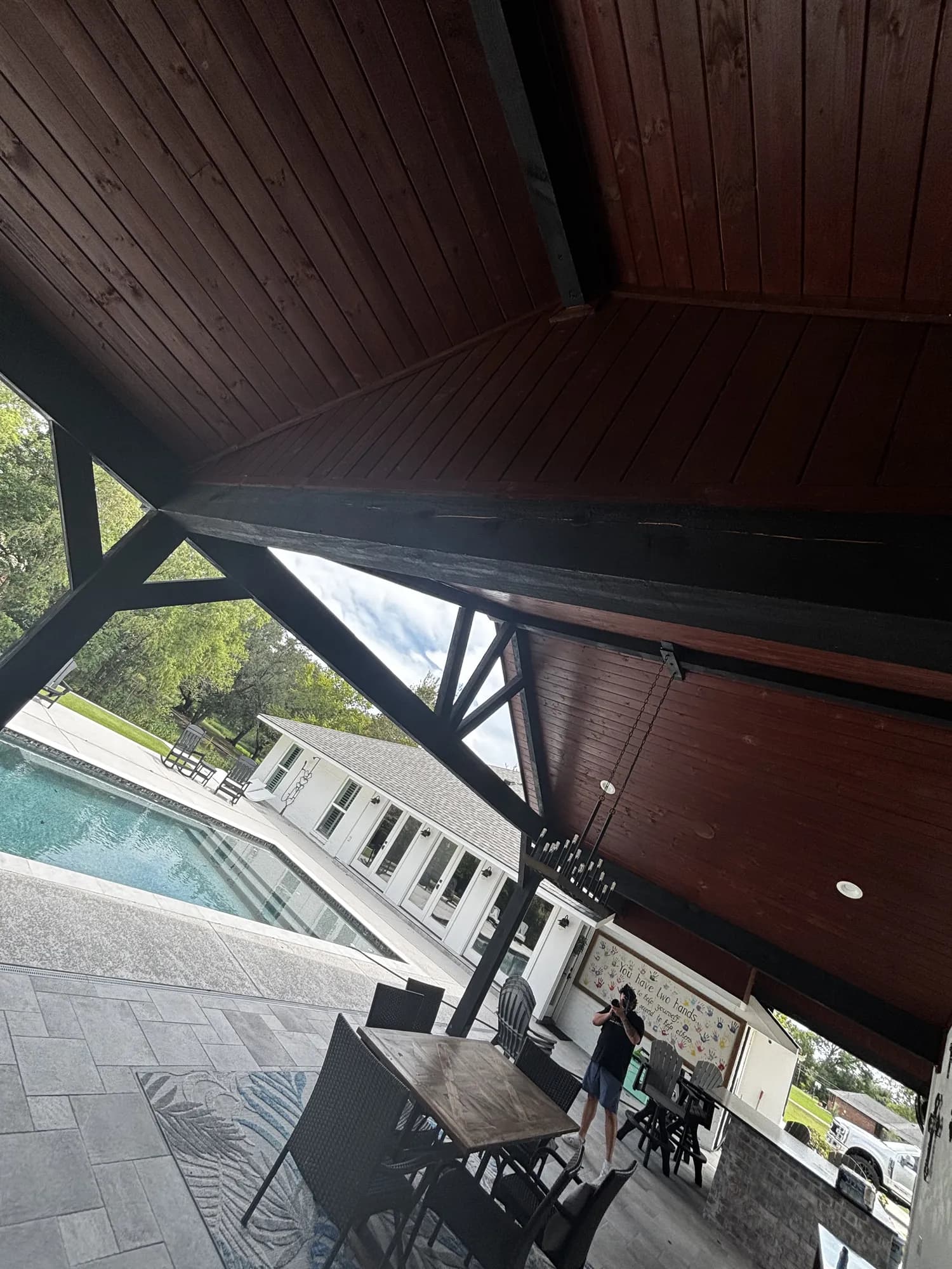 Highland Triple Gable Patio Cover - view 8