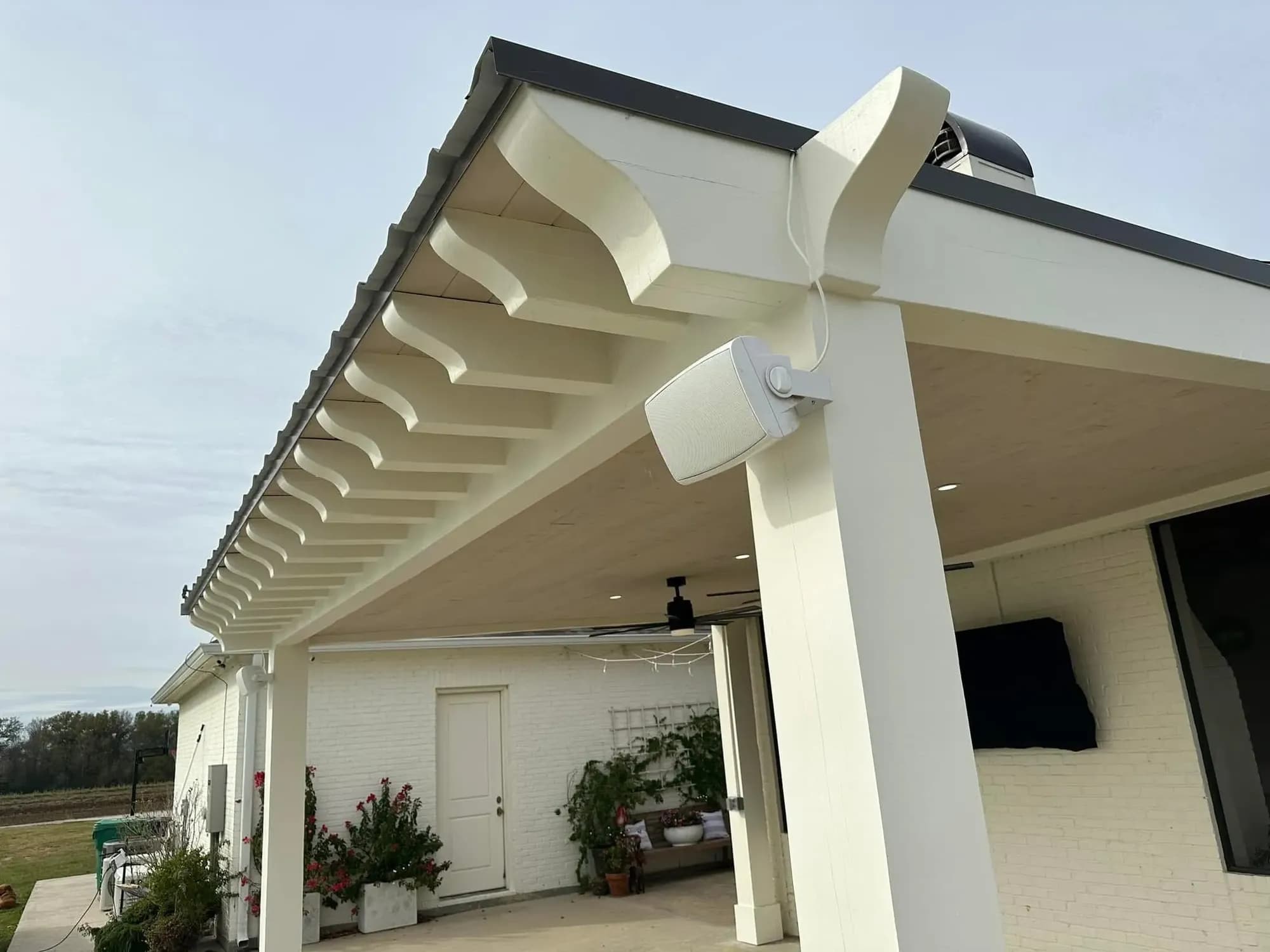 Elegant Outdoor Architecture by The Cutting Edge Construction and Roofing