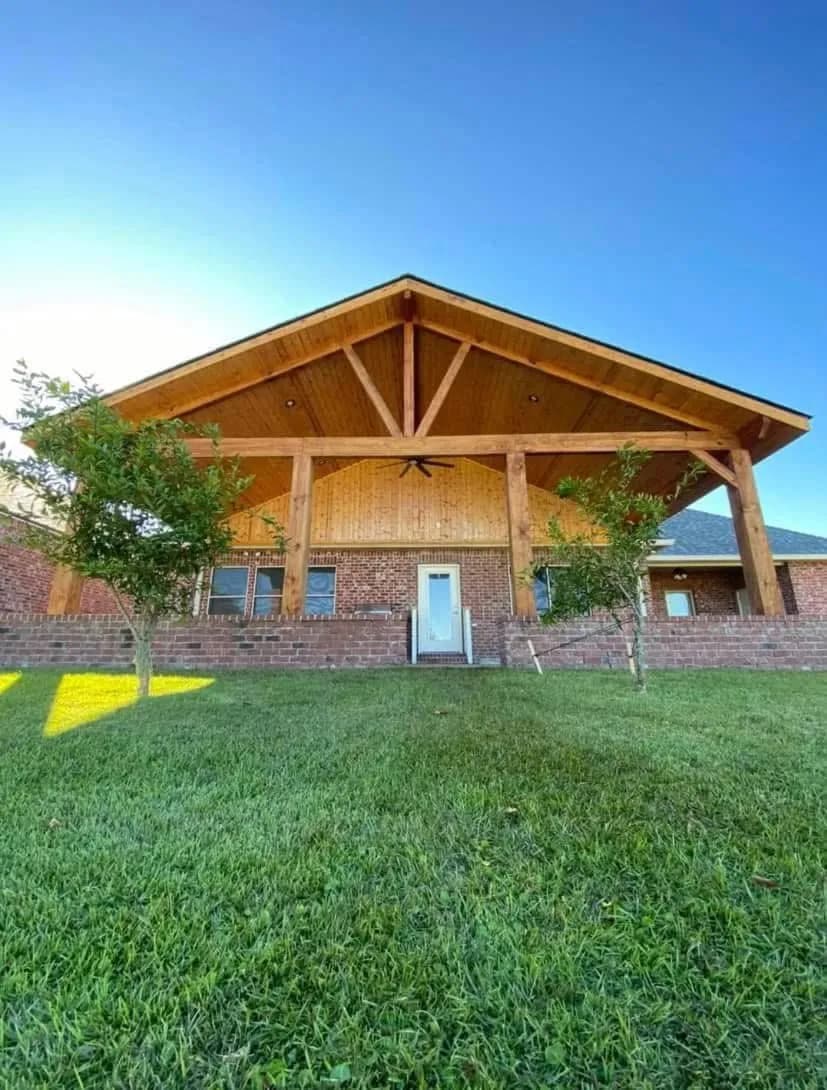 Laplace Gabled Single Tie In Pavilion