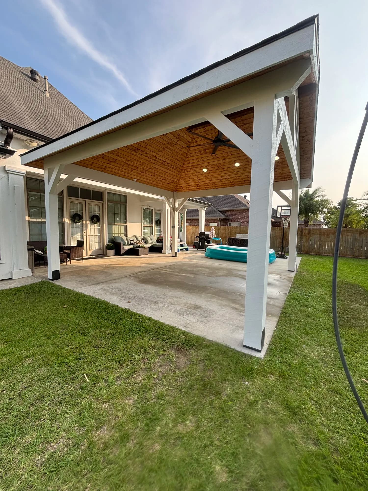 Luling Half Gable Half Hip Pavilion - view 1