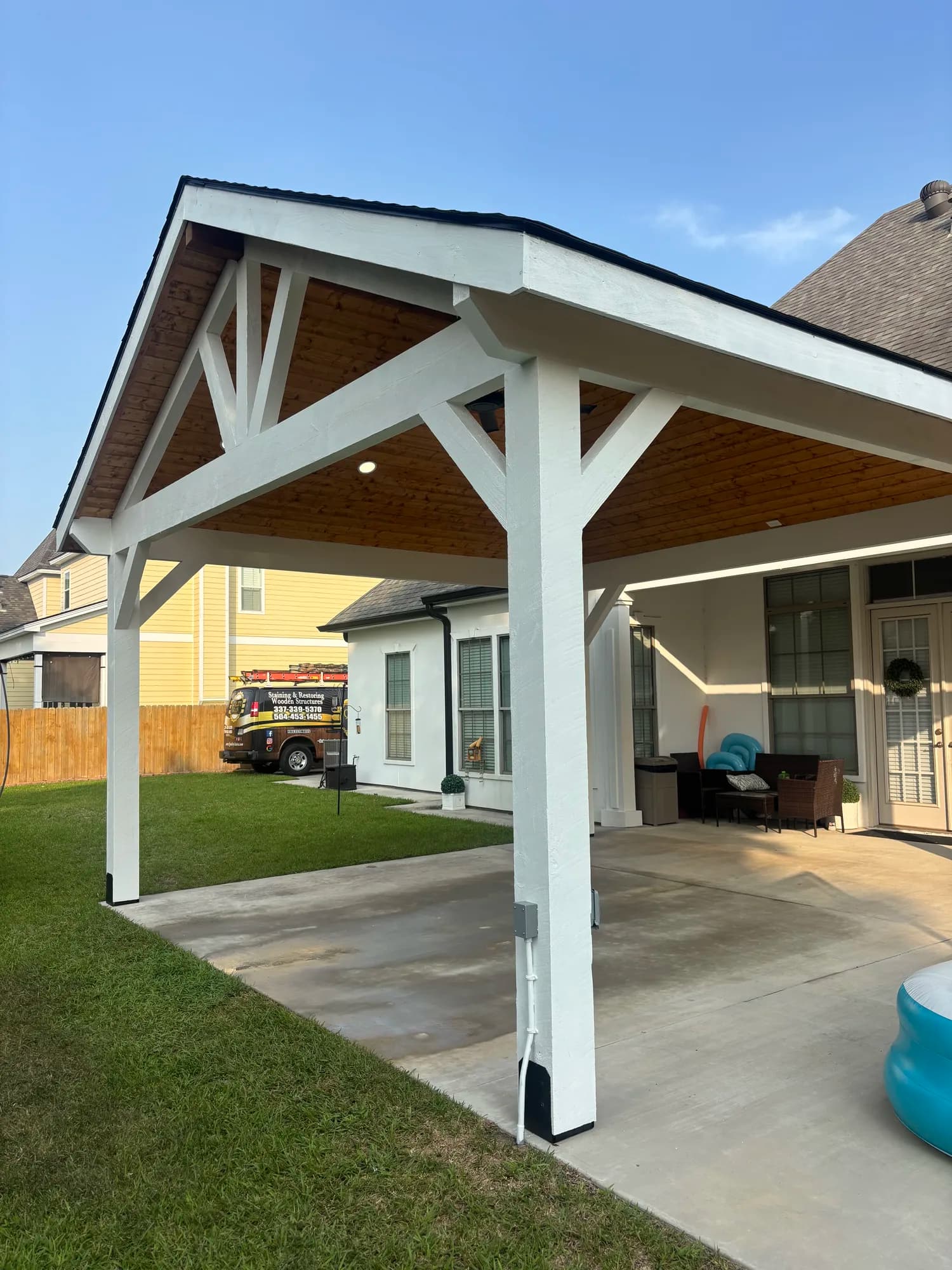 Luling Half Gable Half Hip Pavilion - view 2