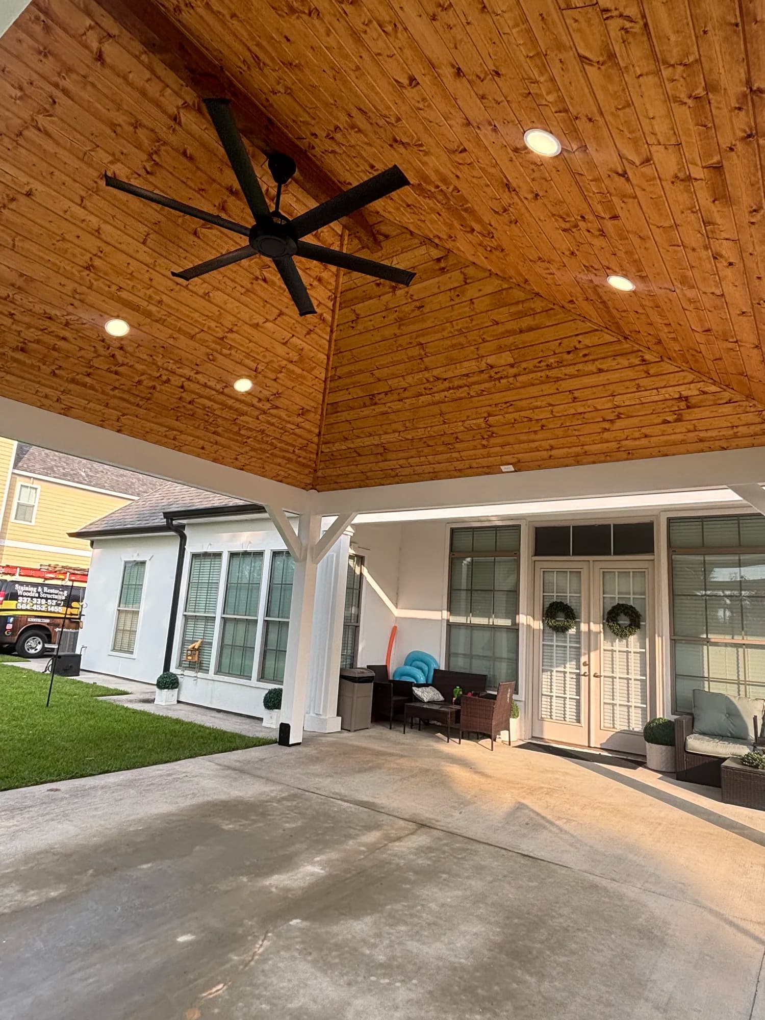 Luling Half Gable Half Hip Pavilion - view 4