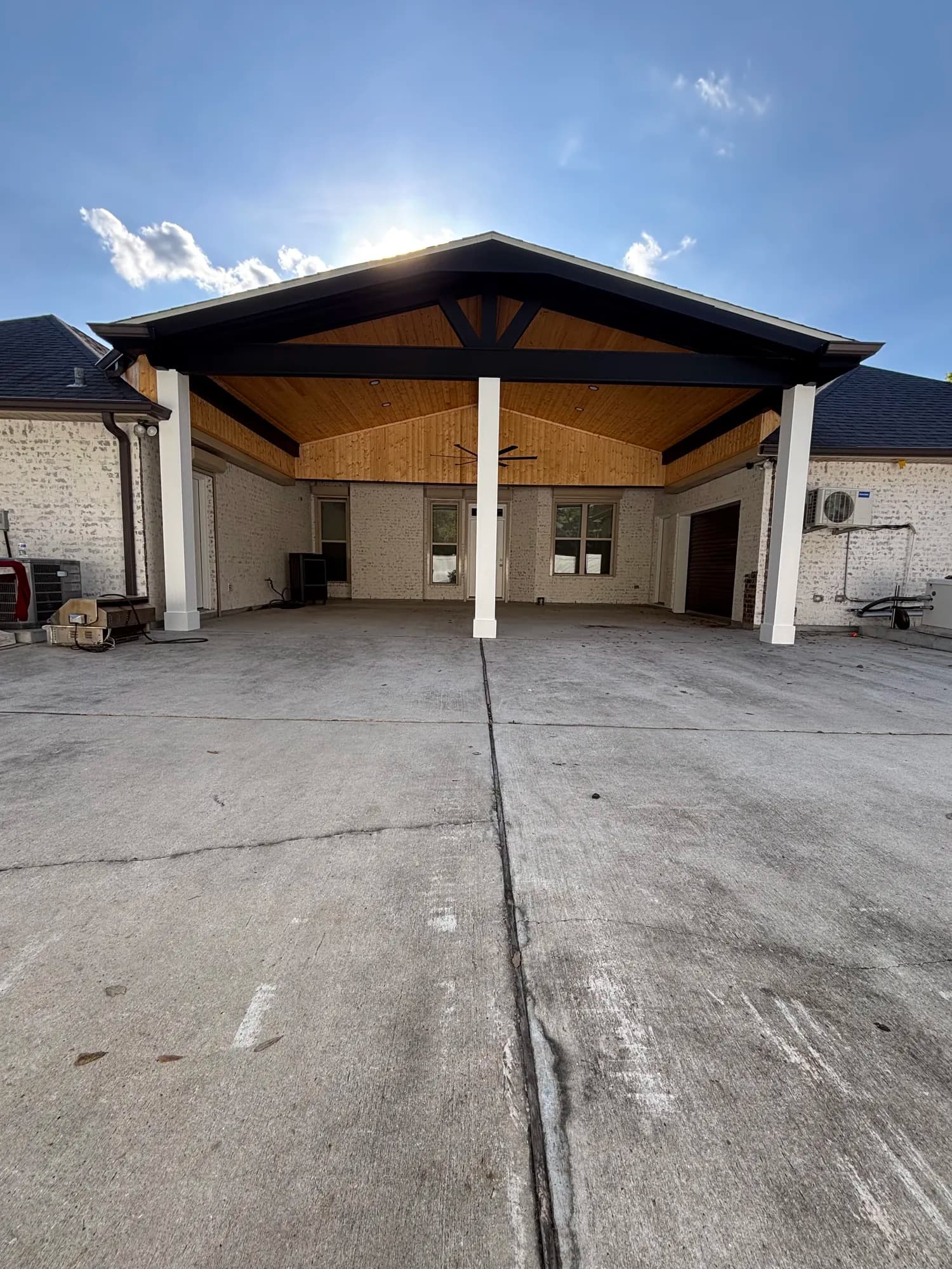 Marrero Triple Tie In Gabled Pavilion
