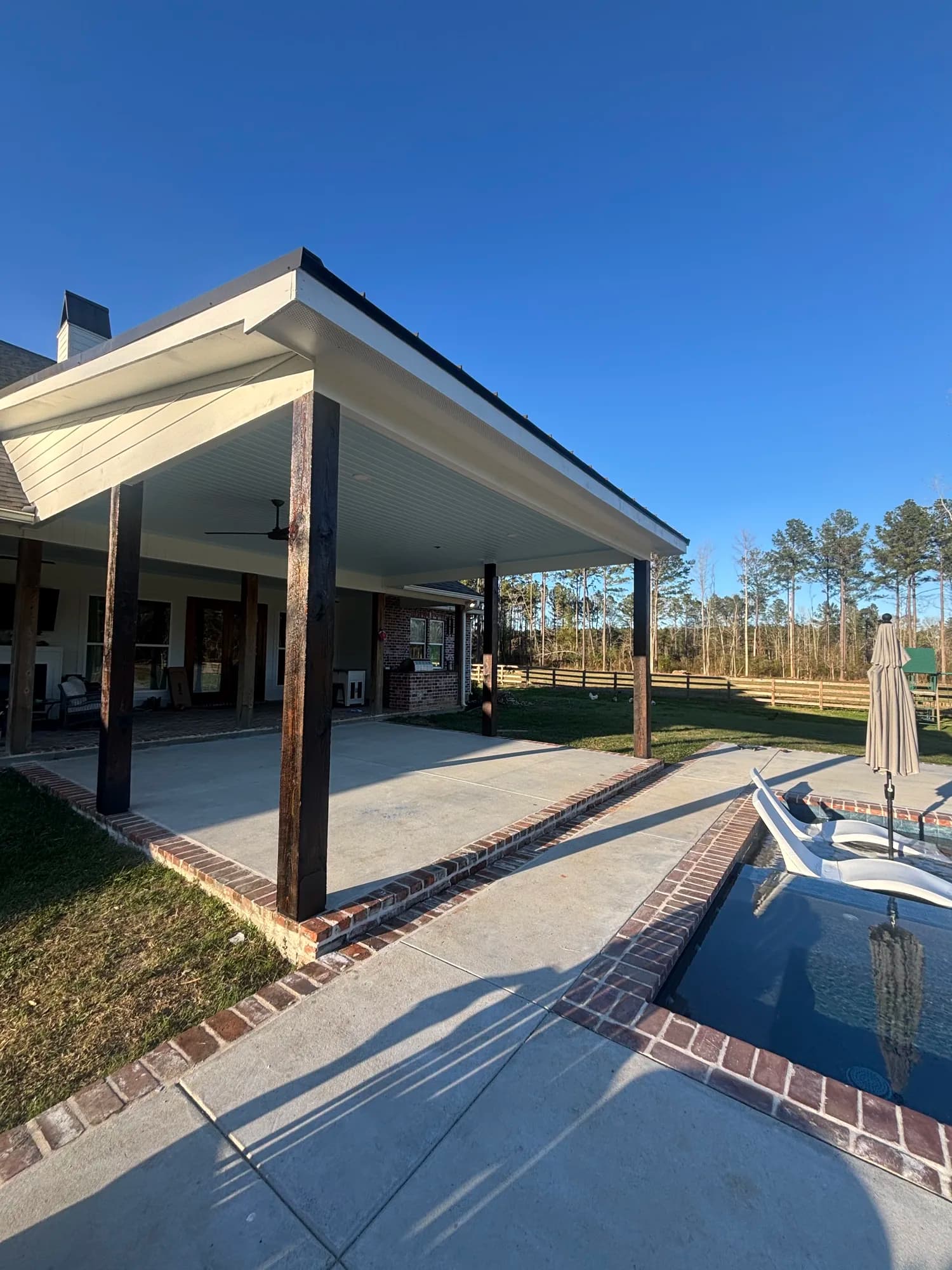 Saint Francisville La Single Slope Patio Cover - view 3