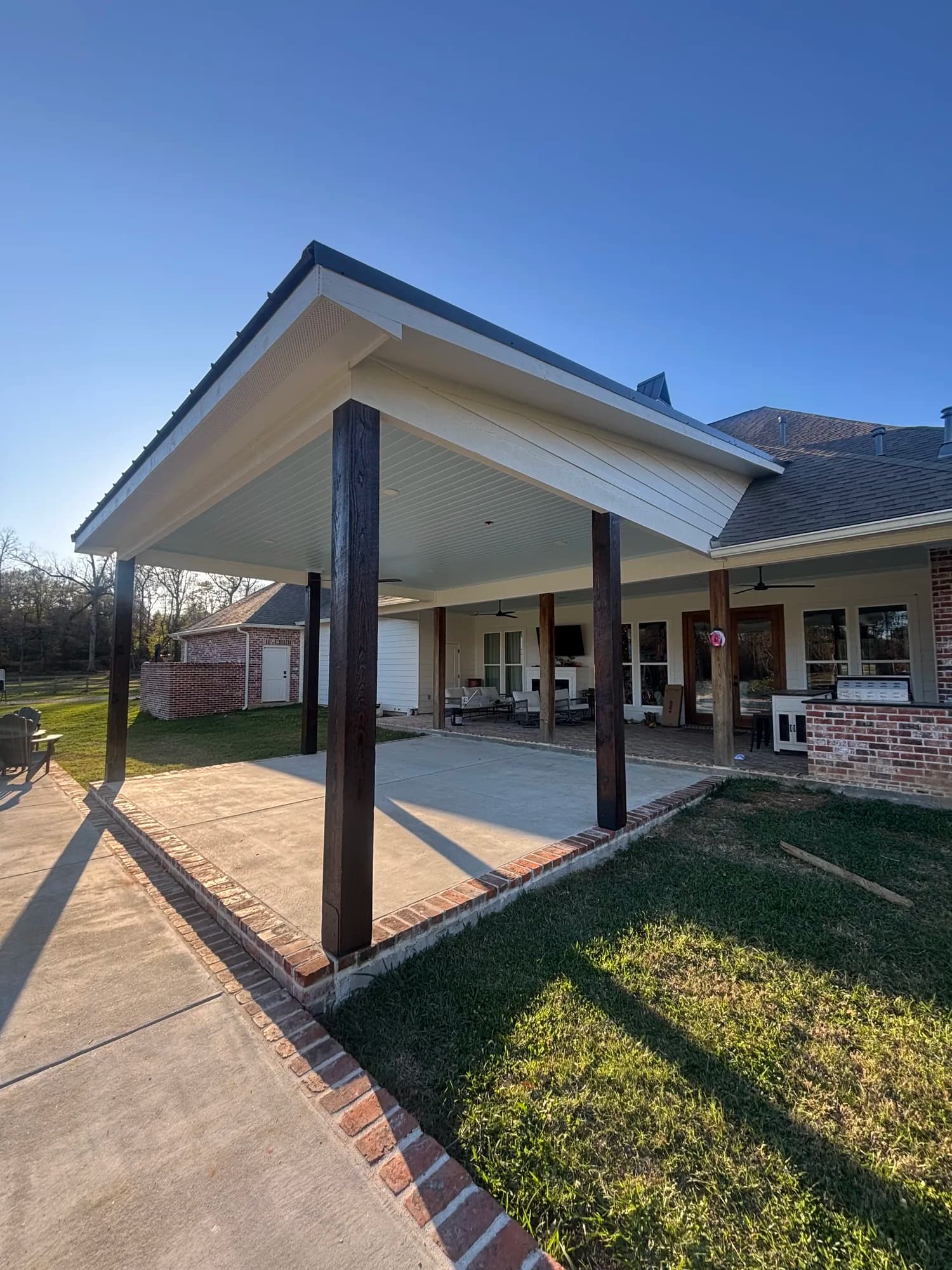 Saint Francisville La Single Slope Patio Cover - view 4
