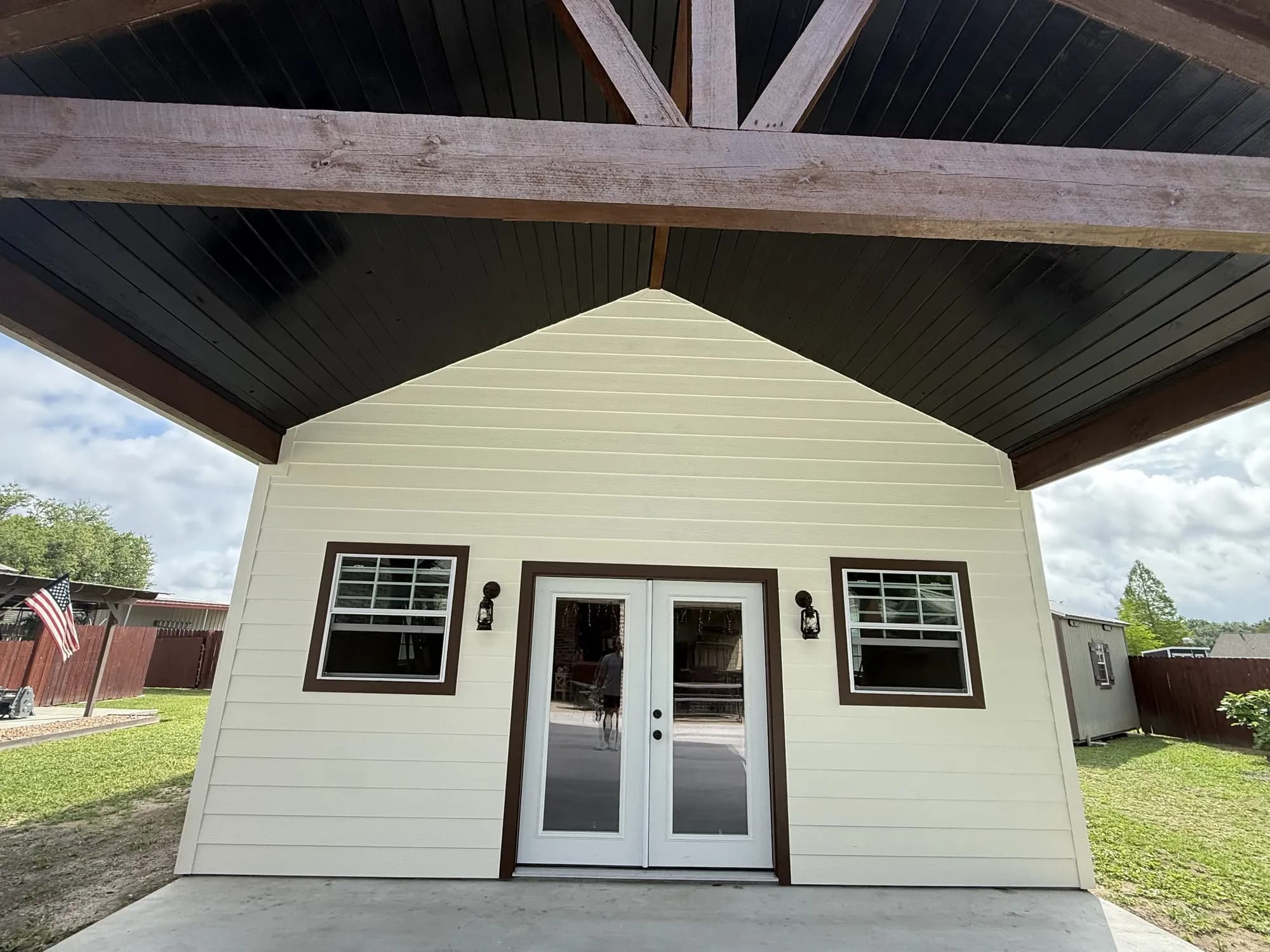 Saint Martinville Pavilion Shed Combo - view 4