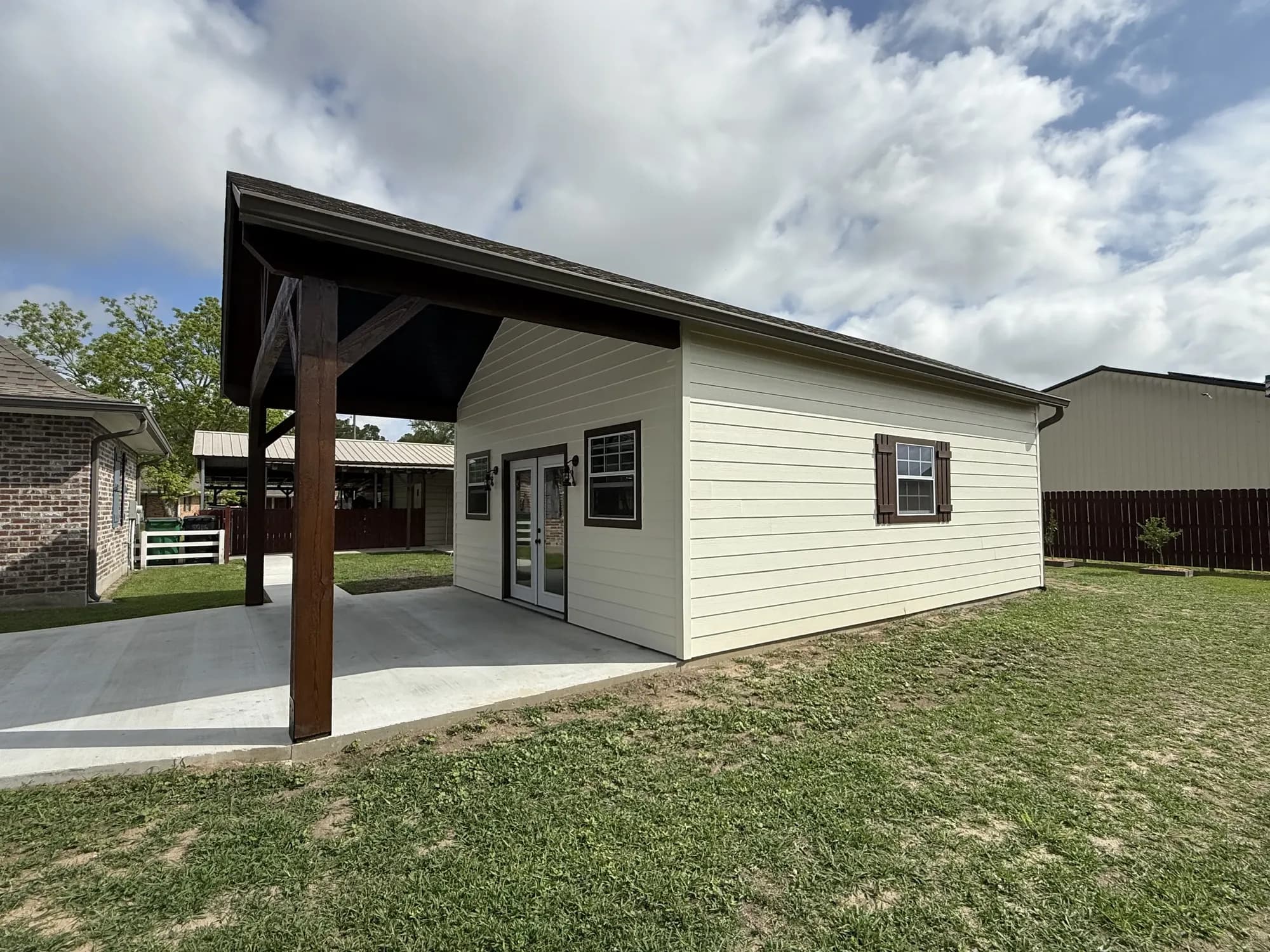 Saint Martinville Pavilion Shed Combo - view 6