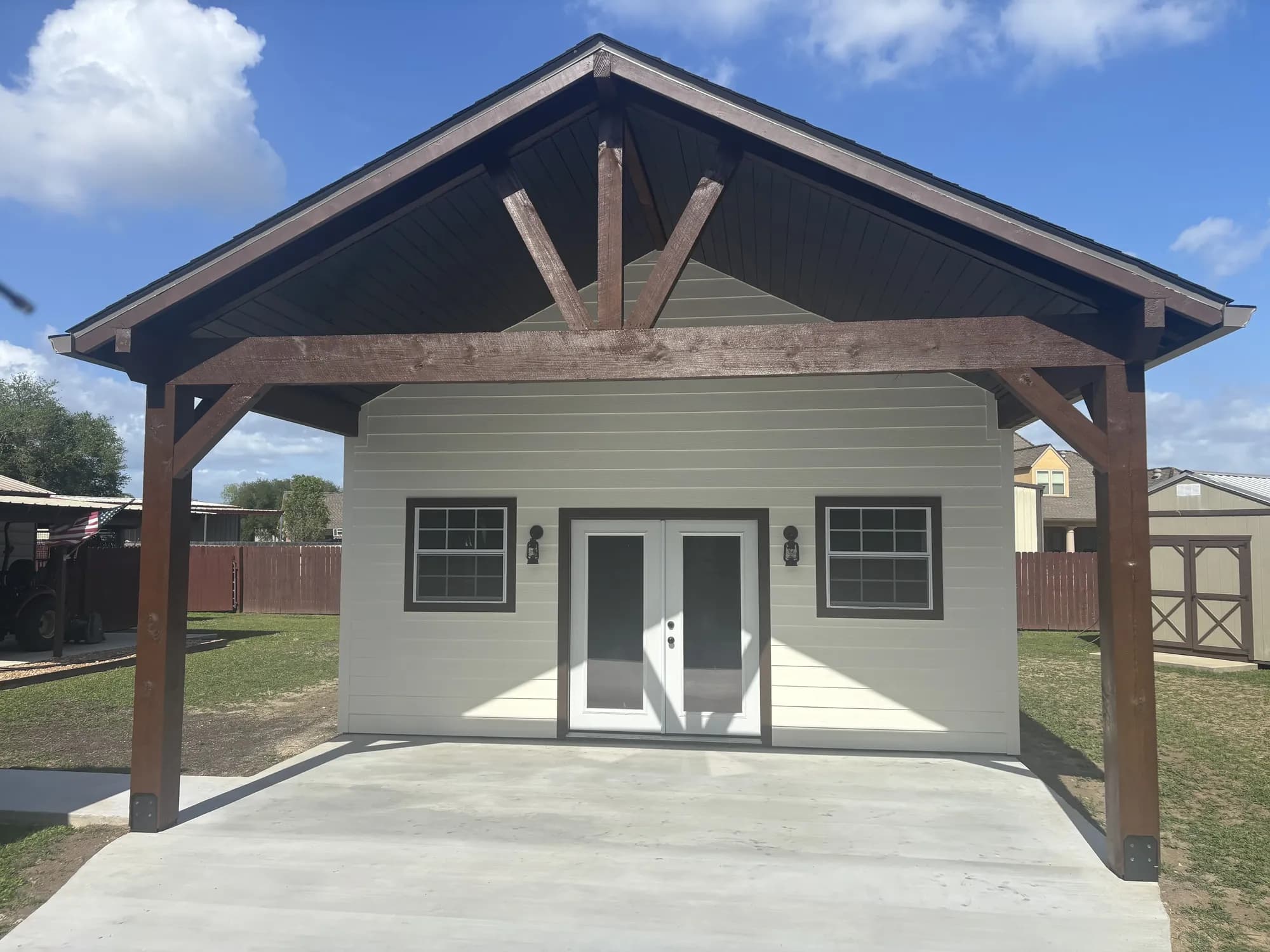 Saint Martinville Pavilion Shed Combo - view 7