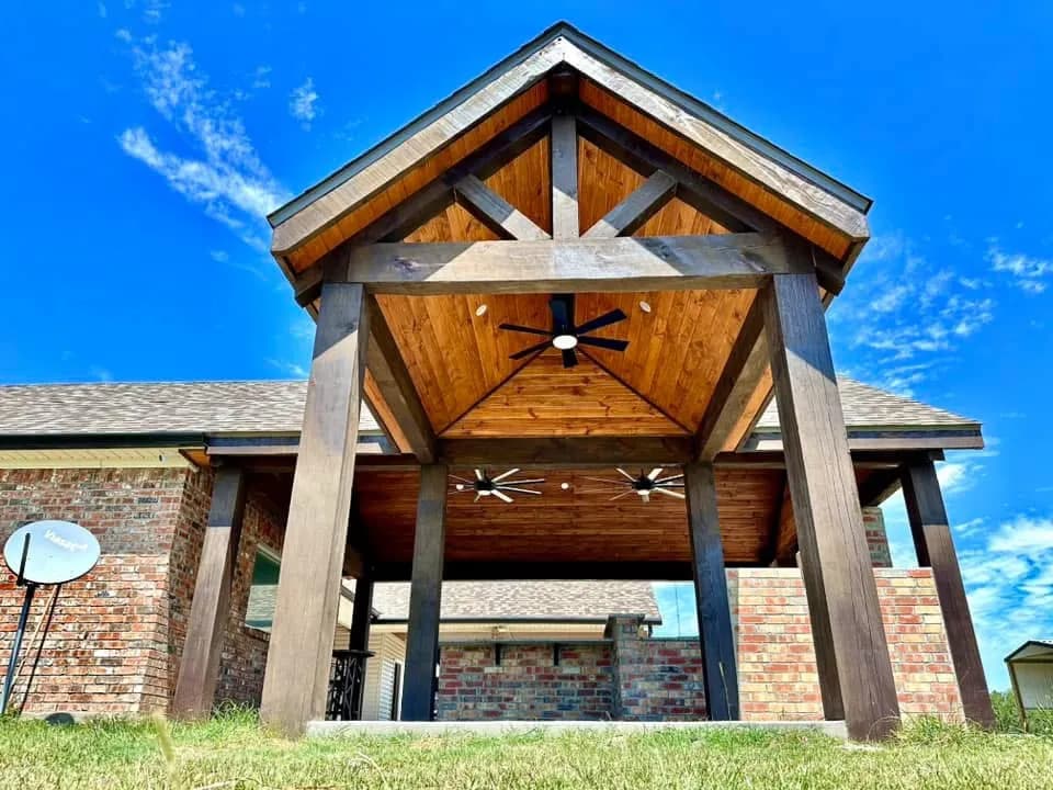 Thibodaux Patio Pavilion & Outdoor Kitchen — Pavilions project in Houma / Thibodaux Area by The Cutting Edge Construction and Roofing