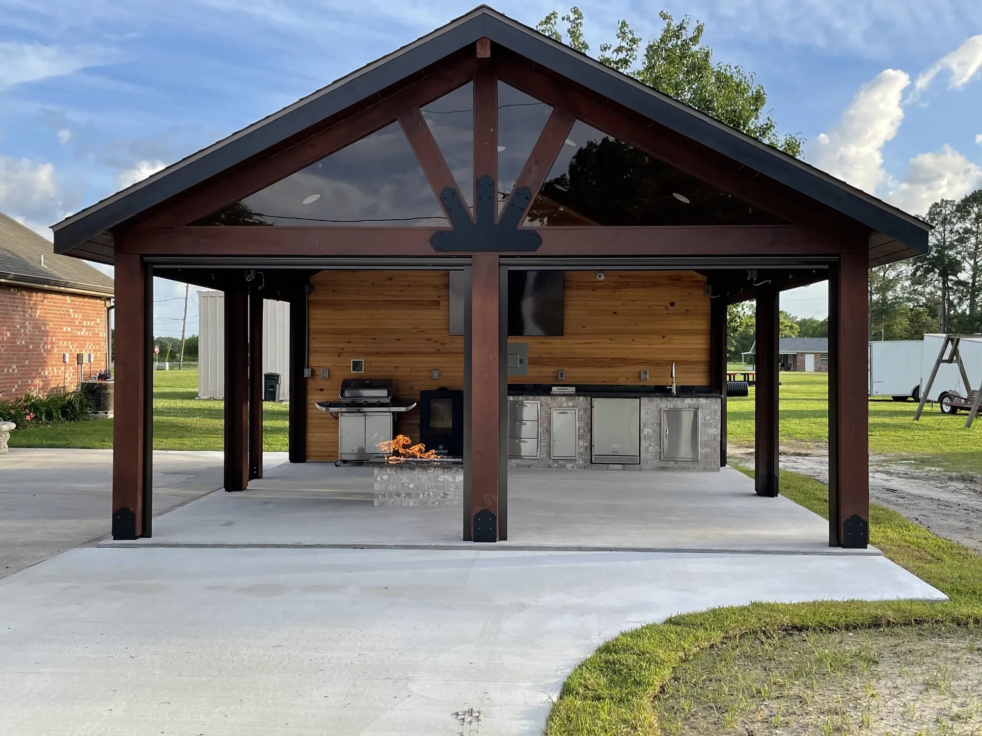 Thibodaux Stand-Alone Pavilion — Pavilions project in Houma / Thibodaux Area by The Cutting Edge Construction and Roofing