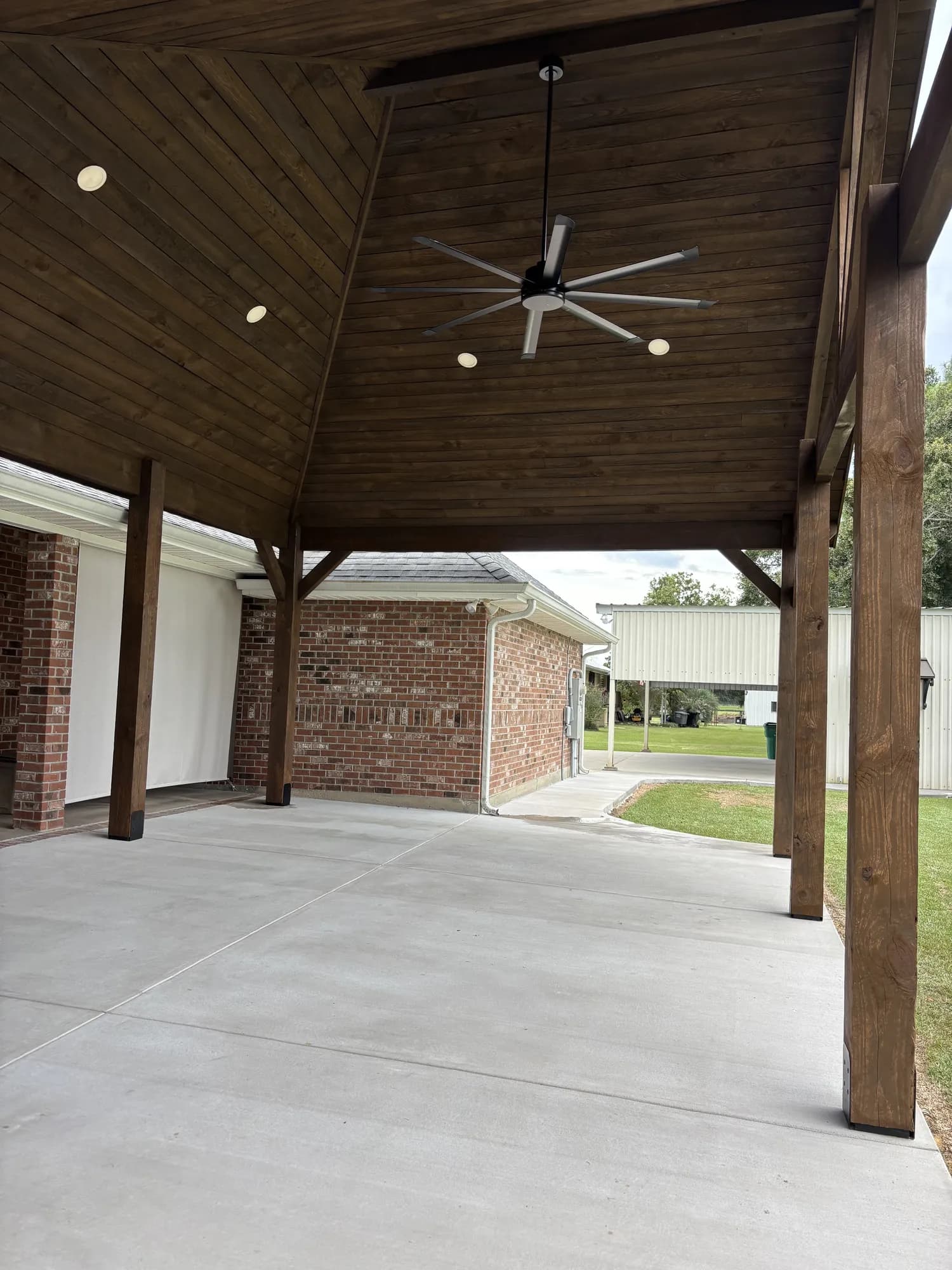 Vermilion Parish Half Gable Half Hip Pavilion - view 4