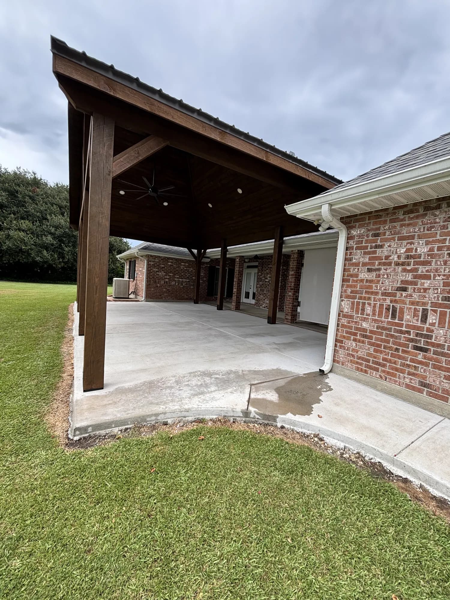 Vermilion Parish Half Gable Half Hip Pavilion - view 6