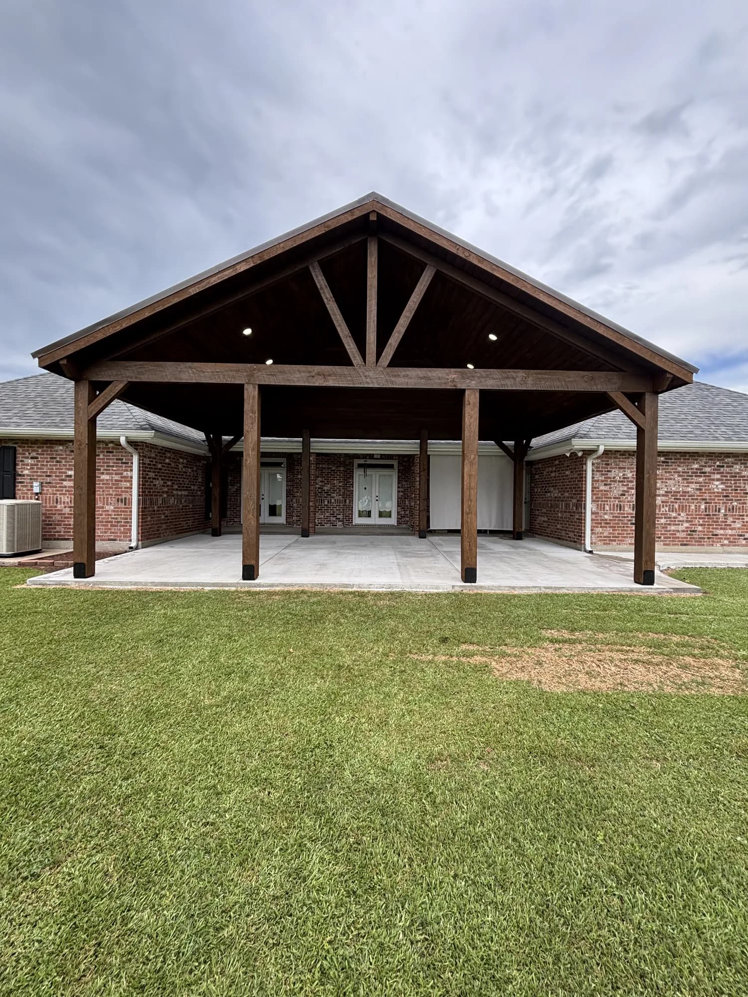 Vermilion Parish Half Gable Half Hip Pavilion