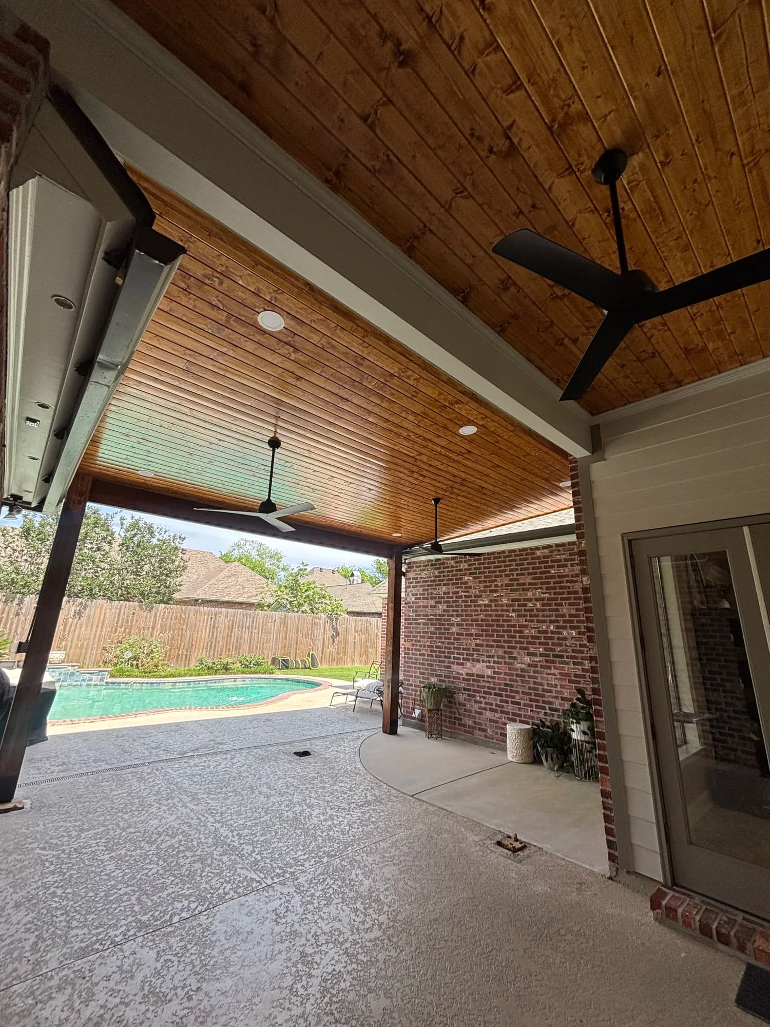 Youngsville Custom Lean To Patio Cover - view 4