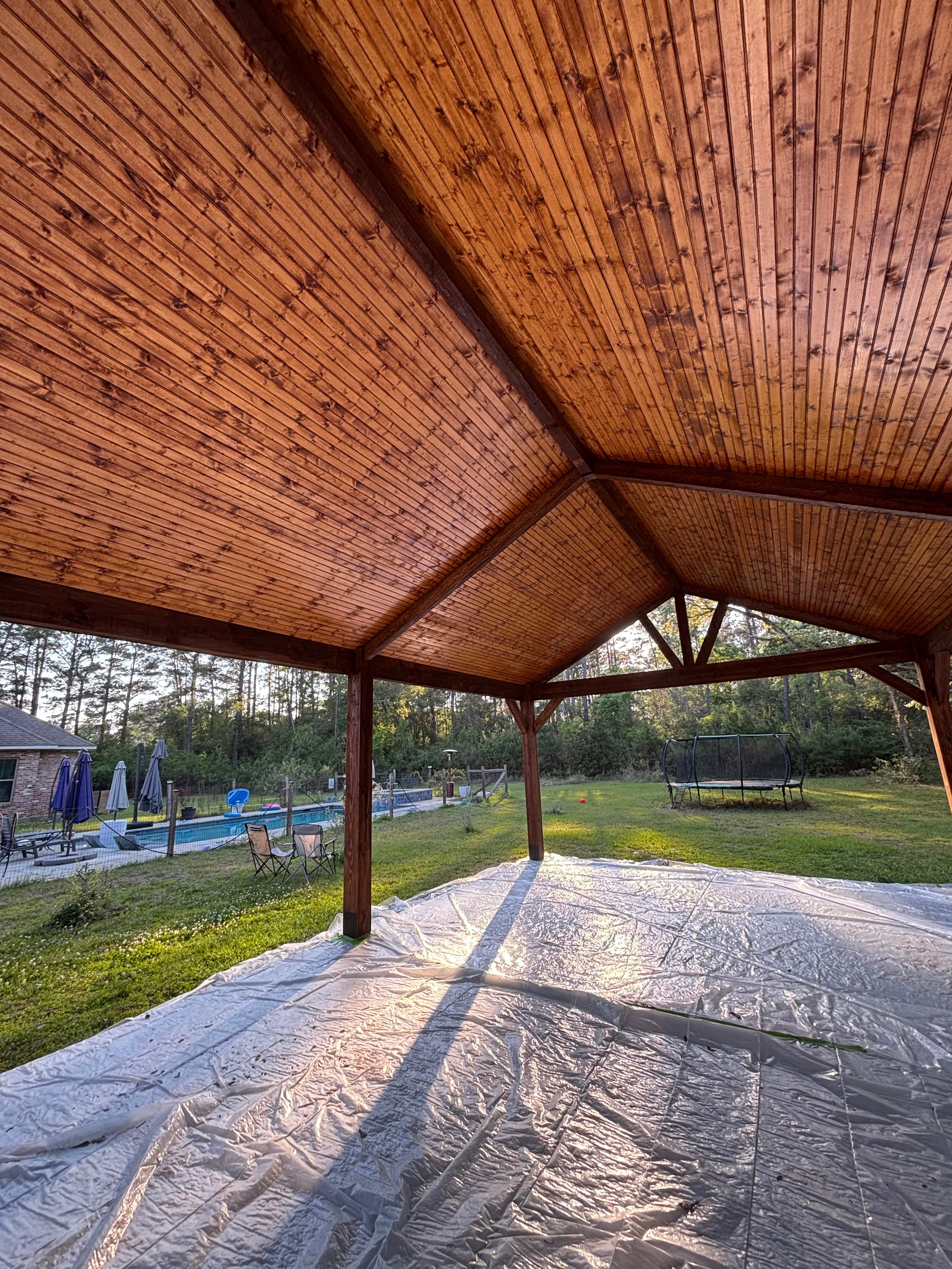 Abita Springs Gabled Carport Pavilion - view 4