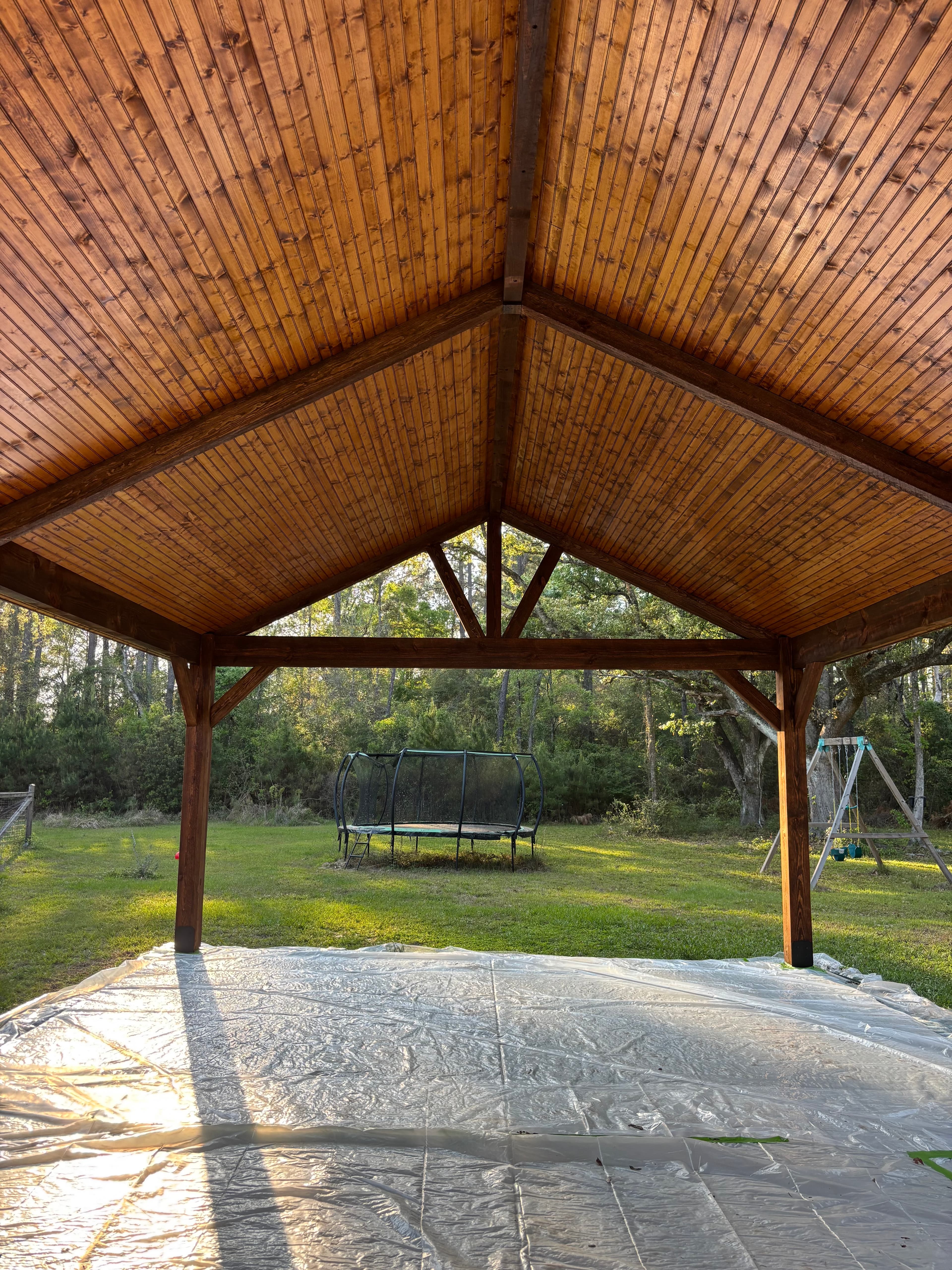 Abita Springs Gabled Carport Pavilion - view 5