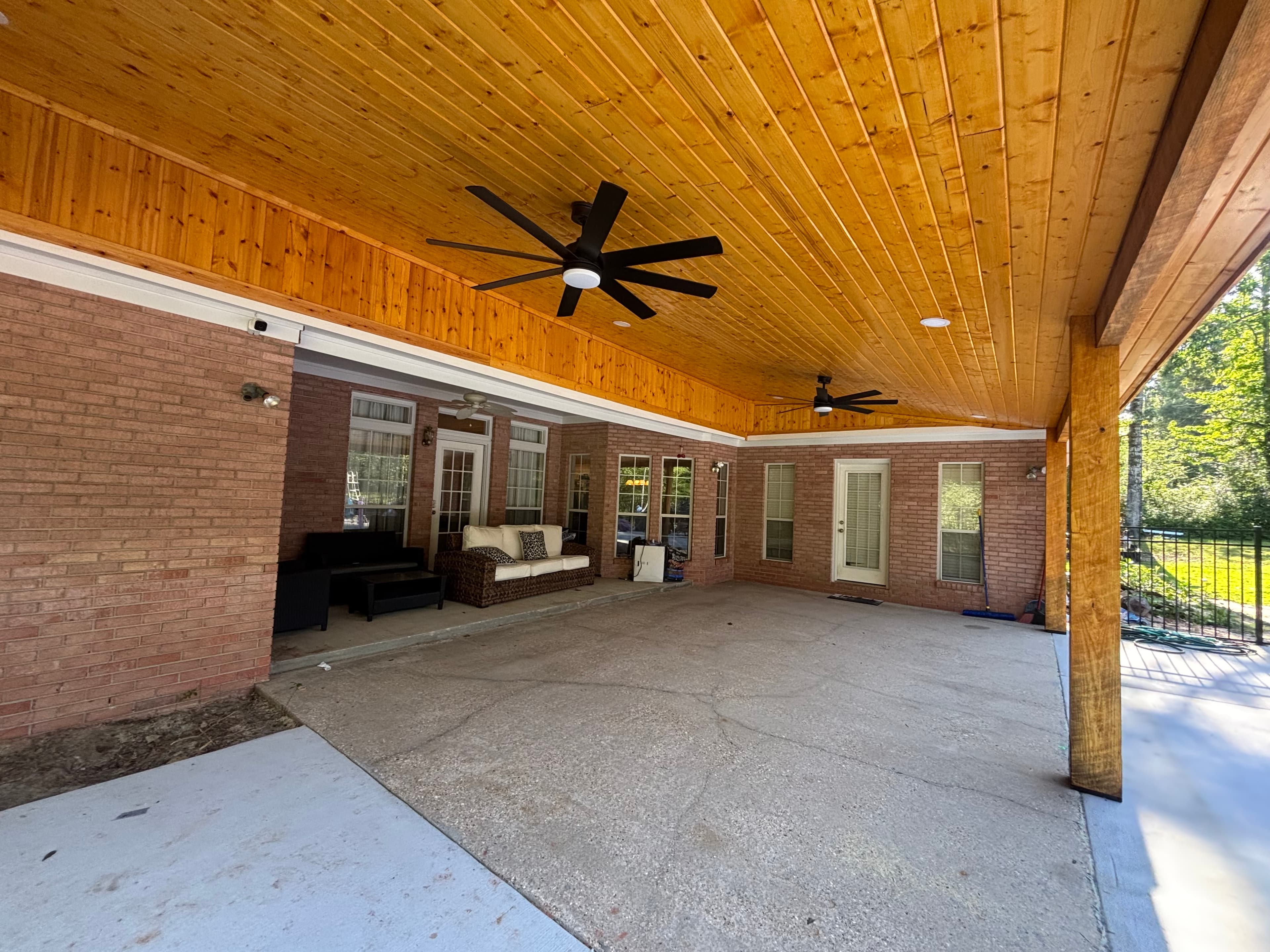 Brookhaven Ms Custom Single Slope Patio Cover - view 2