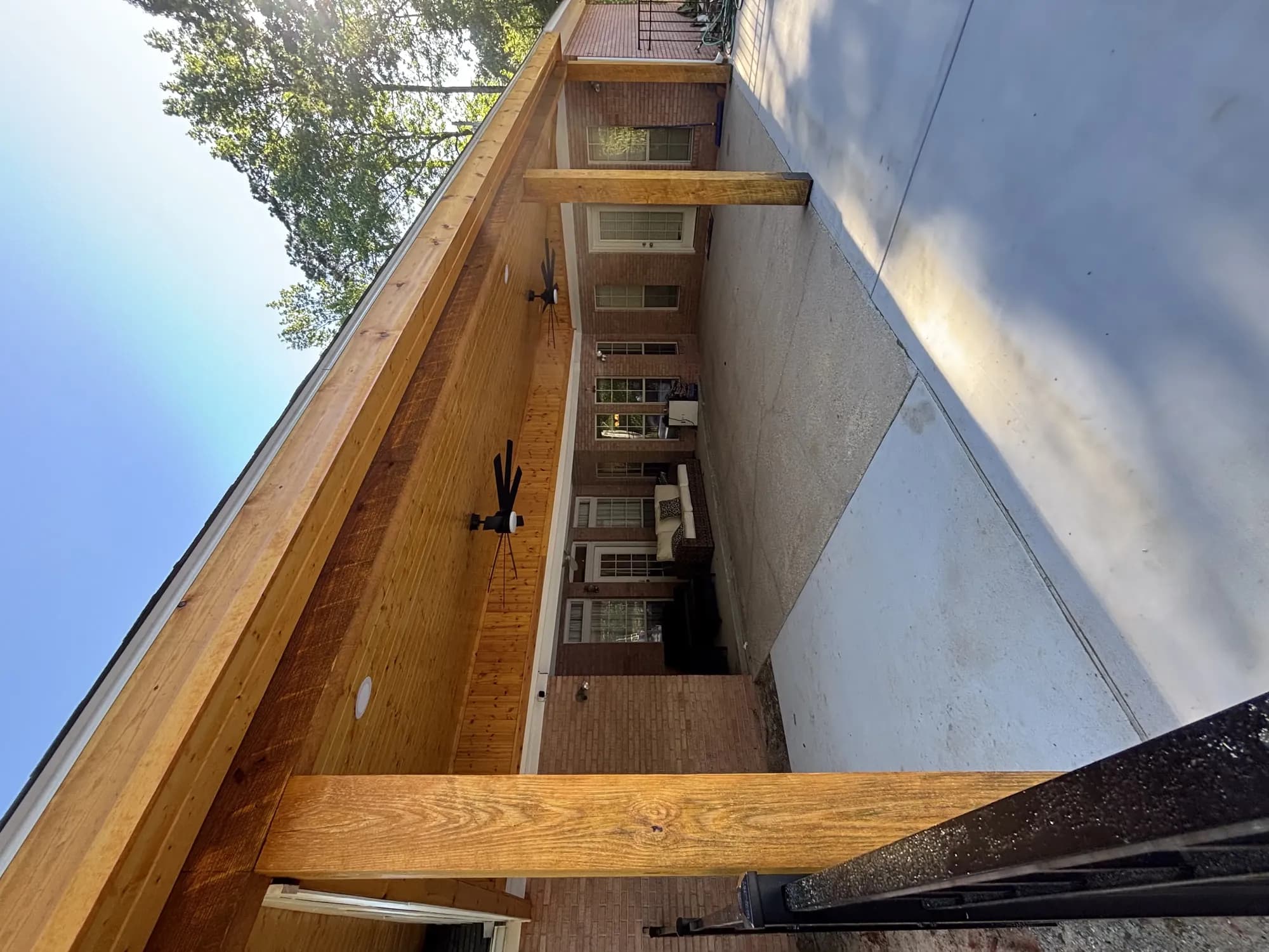 Brookhaven Ms Custom Single Slope Patio Cover - view 9