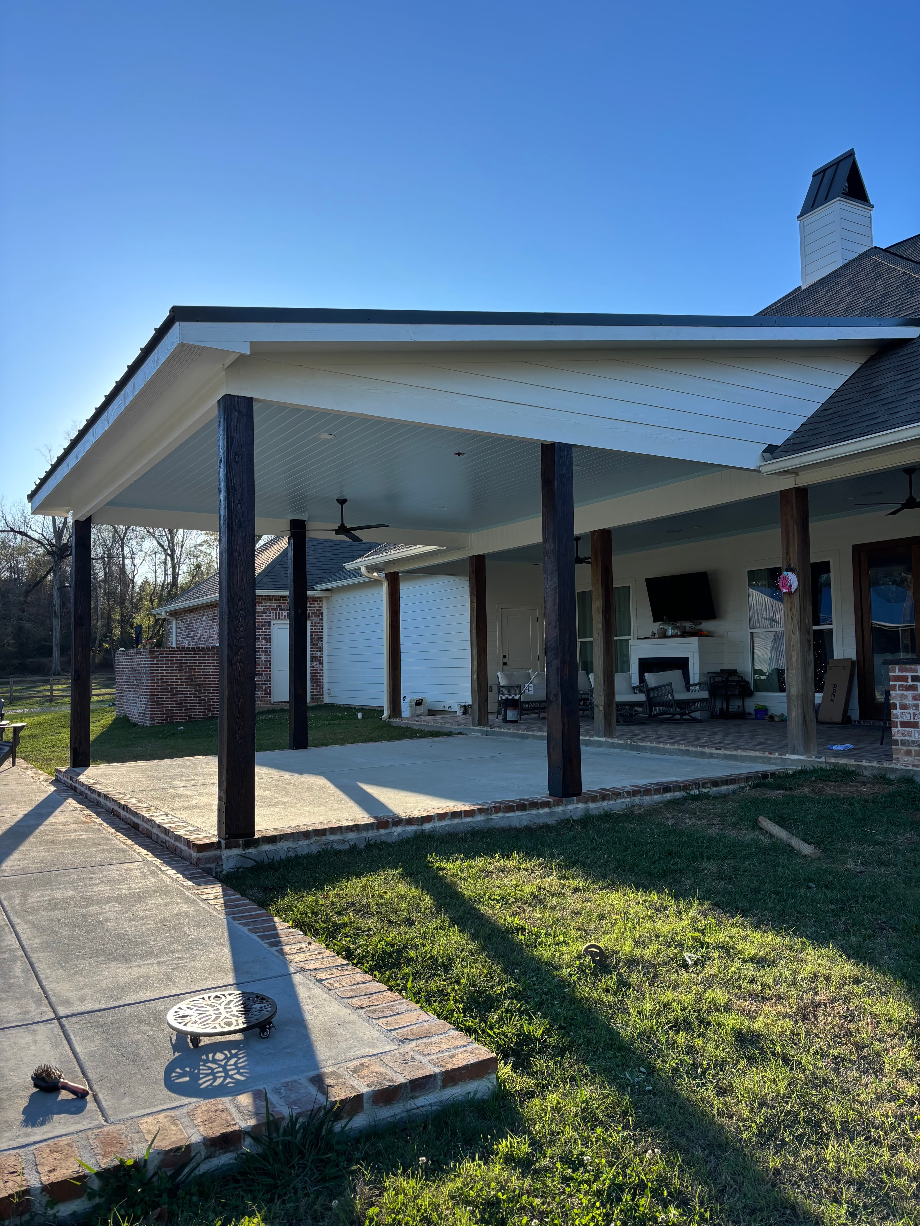 Saint Francisville La Single Slope Patio Cover - view 7