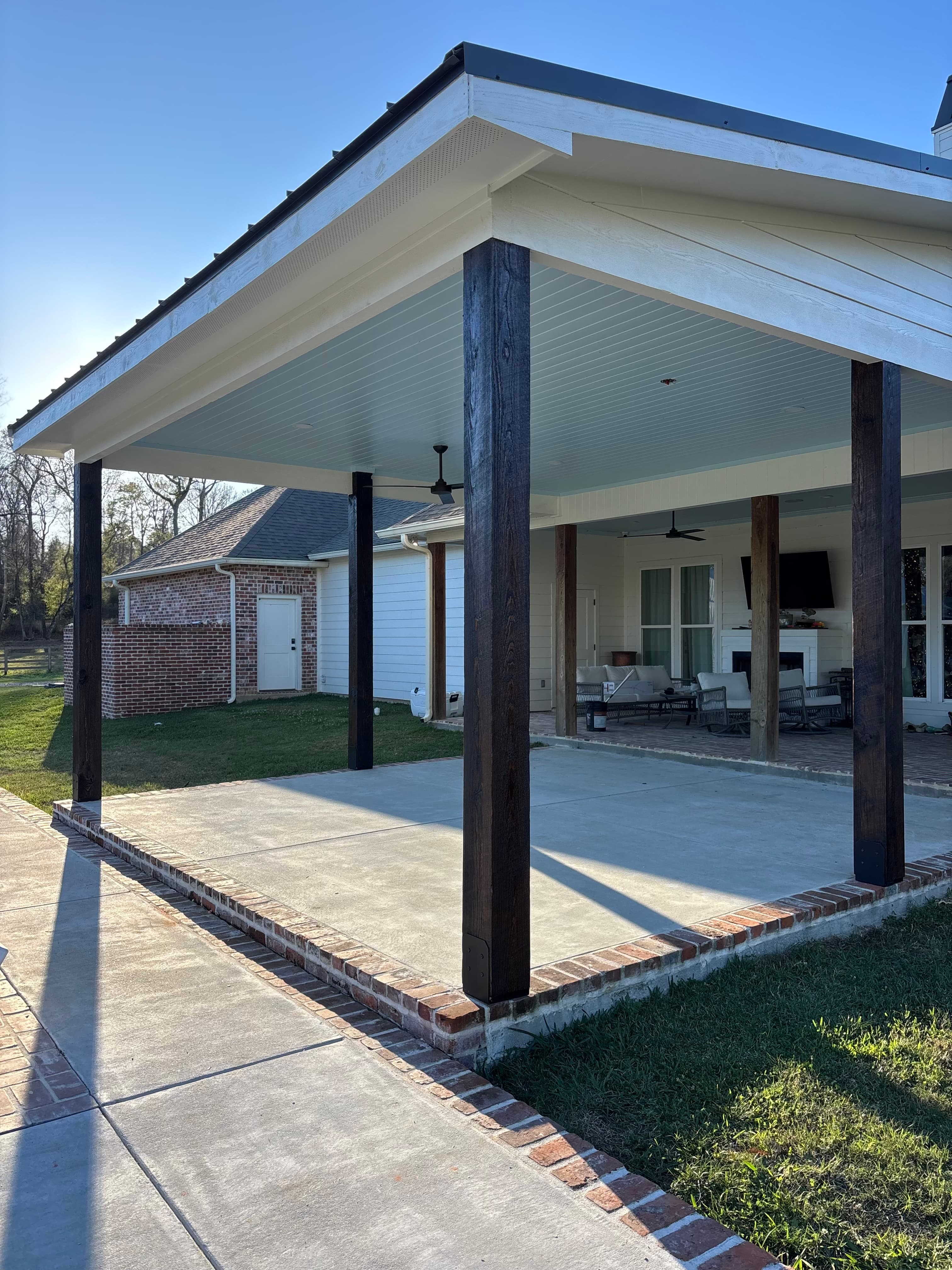 Saint Francisville La Single Slope Patio Cover - view 8